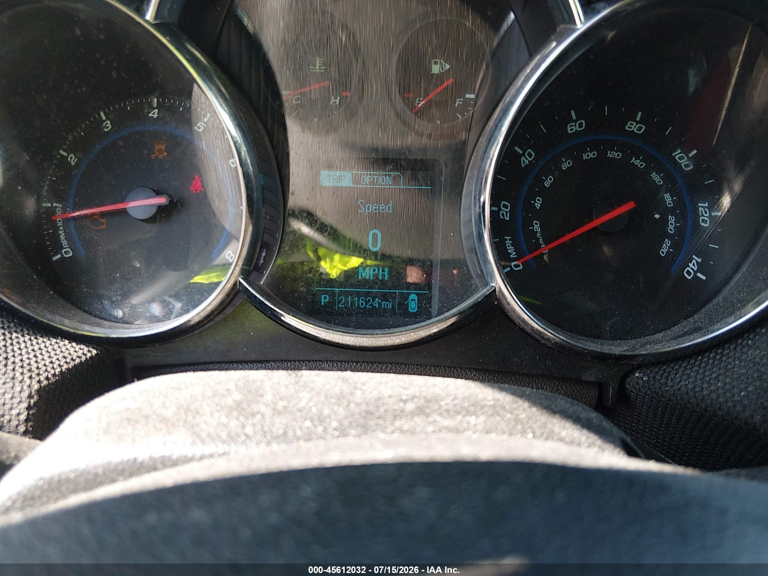2014 Chevrolet Cruze 2lt Auto Красный vin: 1G1PE5SB9E7199066