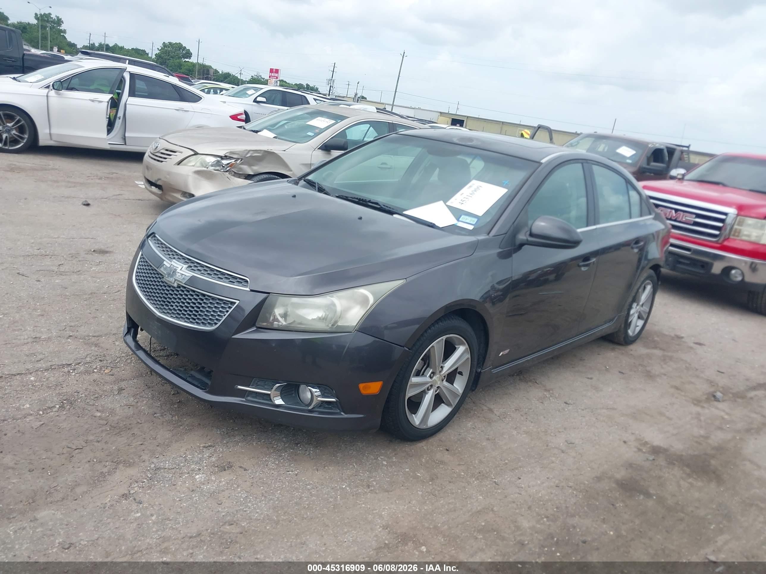 2014 Chevrolet Cruze 2lt Auto Gray vin: 1G1PE5SB9E7269584