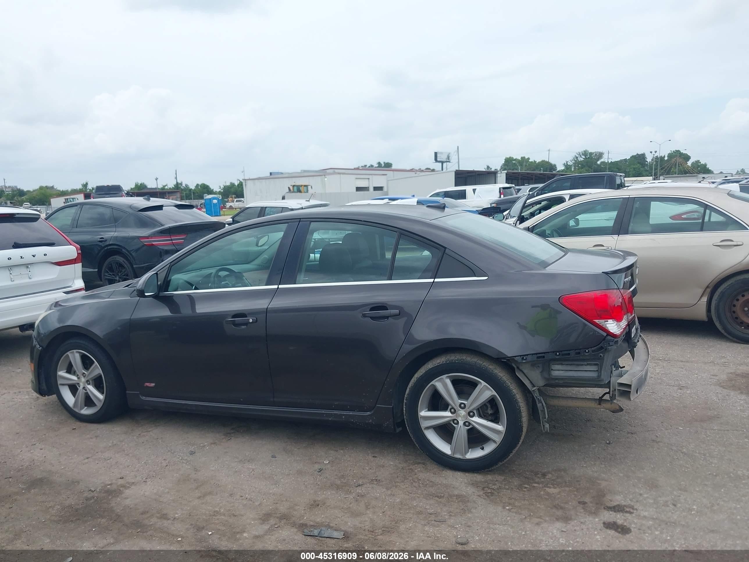 2014 Chevrolet Cruze 2lt Auto Gray vin: 1G1PE5SB9E7269584