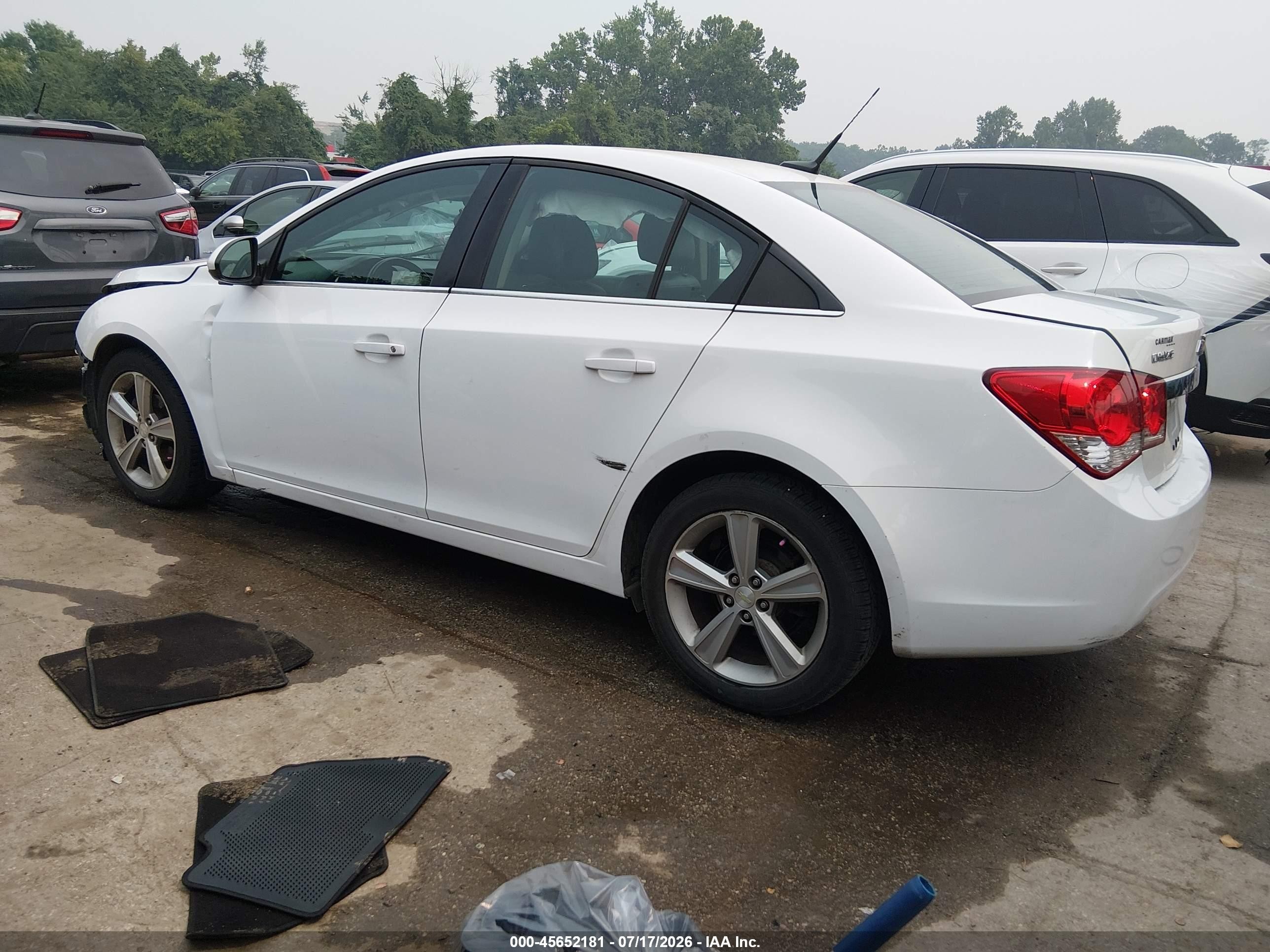2014 Chevrolet Cruze 2lt Auto Белый vin: 1G1PE5SB9E7420181