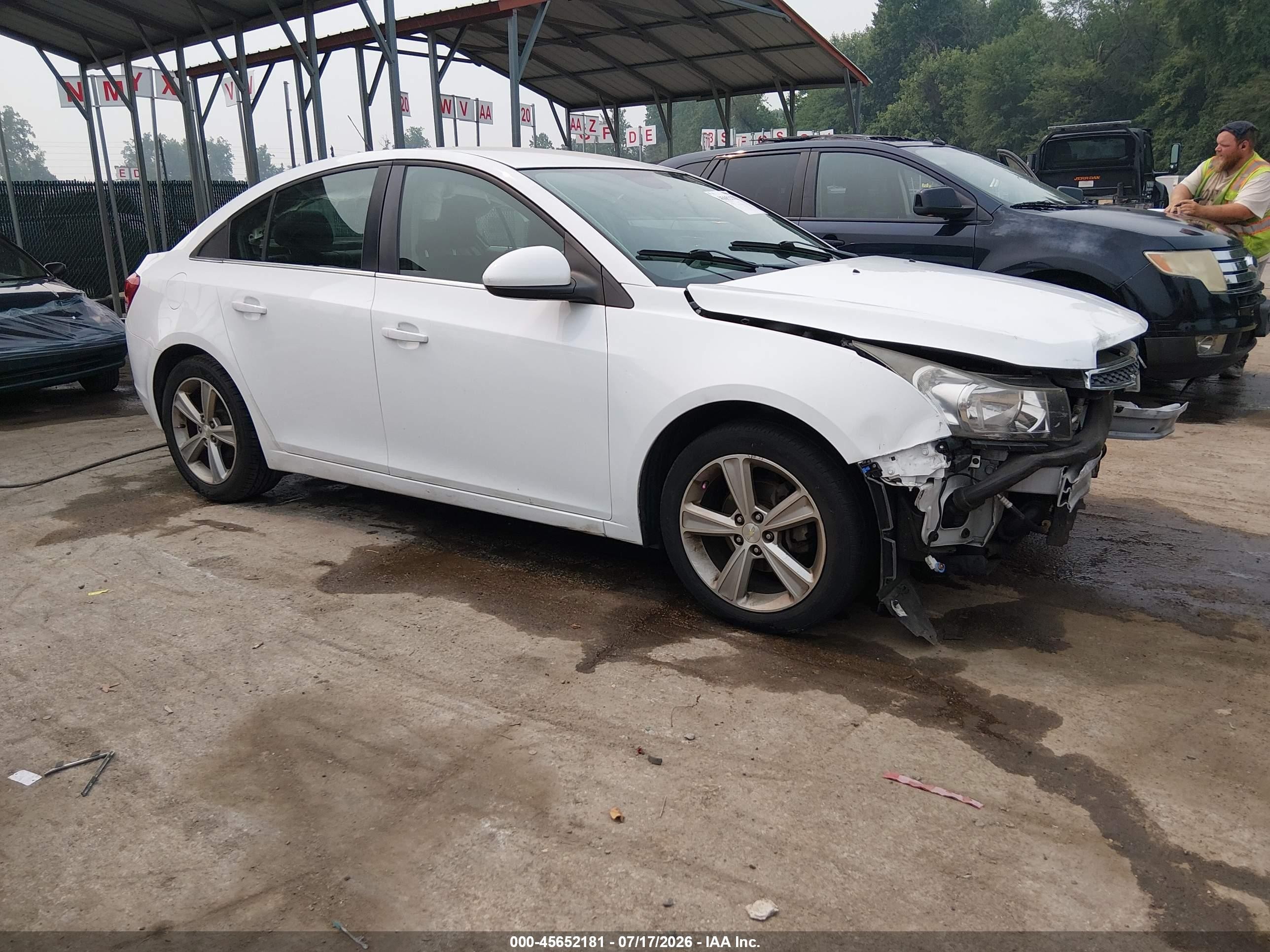 2014 Chevrolet Cruze 2lt Auto White vin: 1G1PE5SB9E7420181