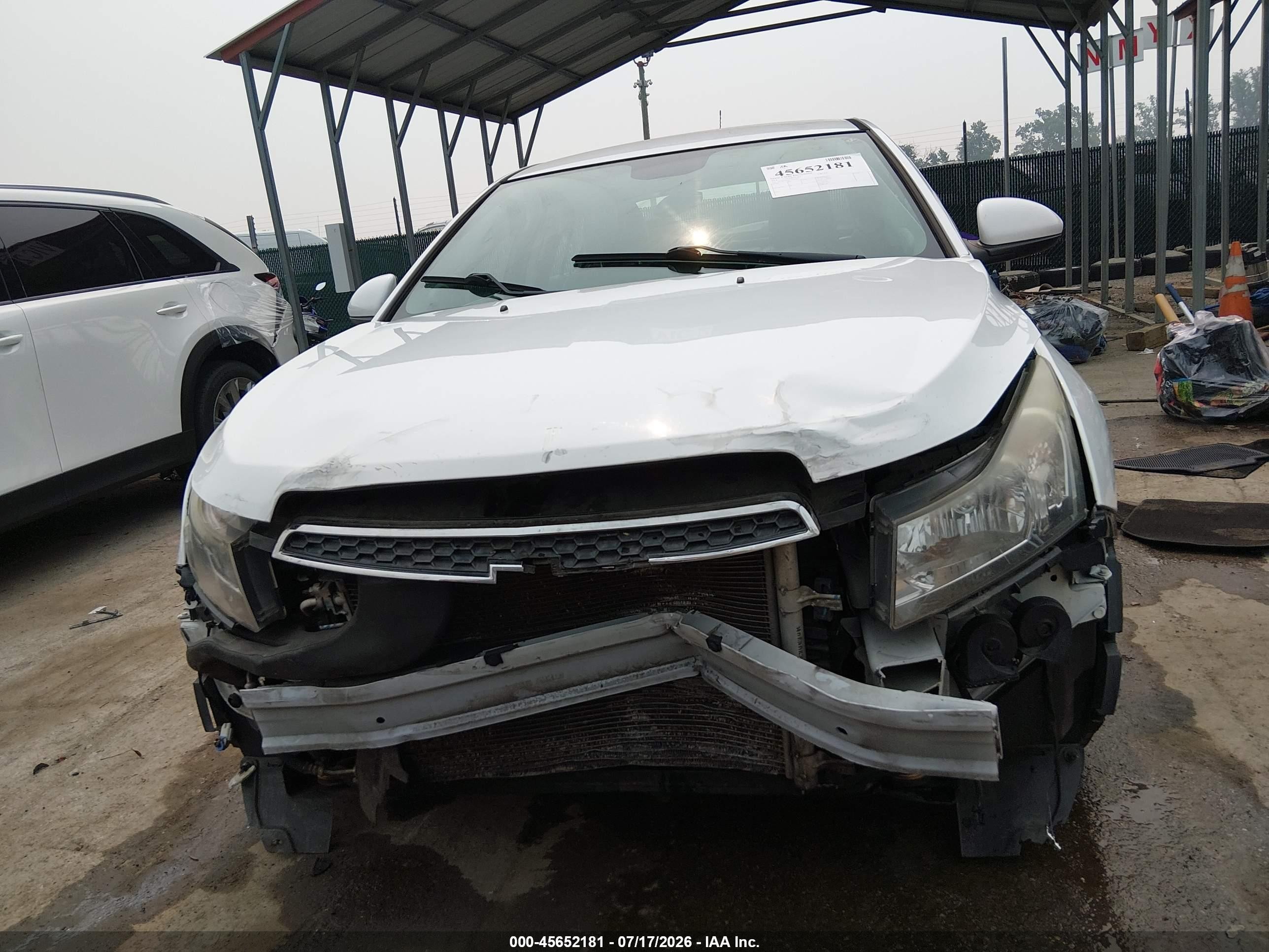 2014 Chevrolet Cruze 2lt Auto Белый vin: 1G1PE5SB9E7420181