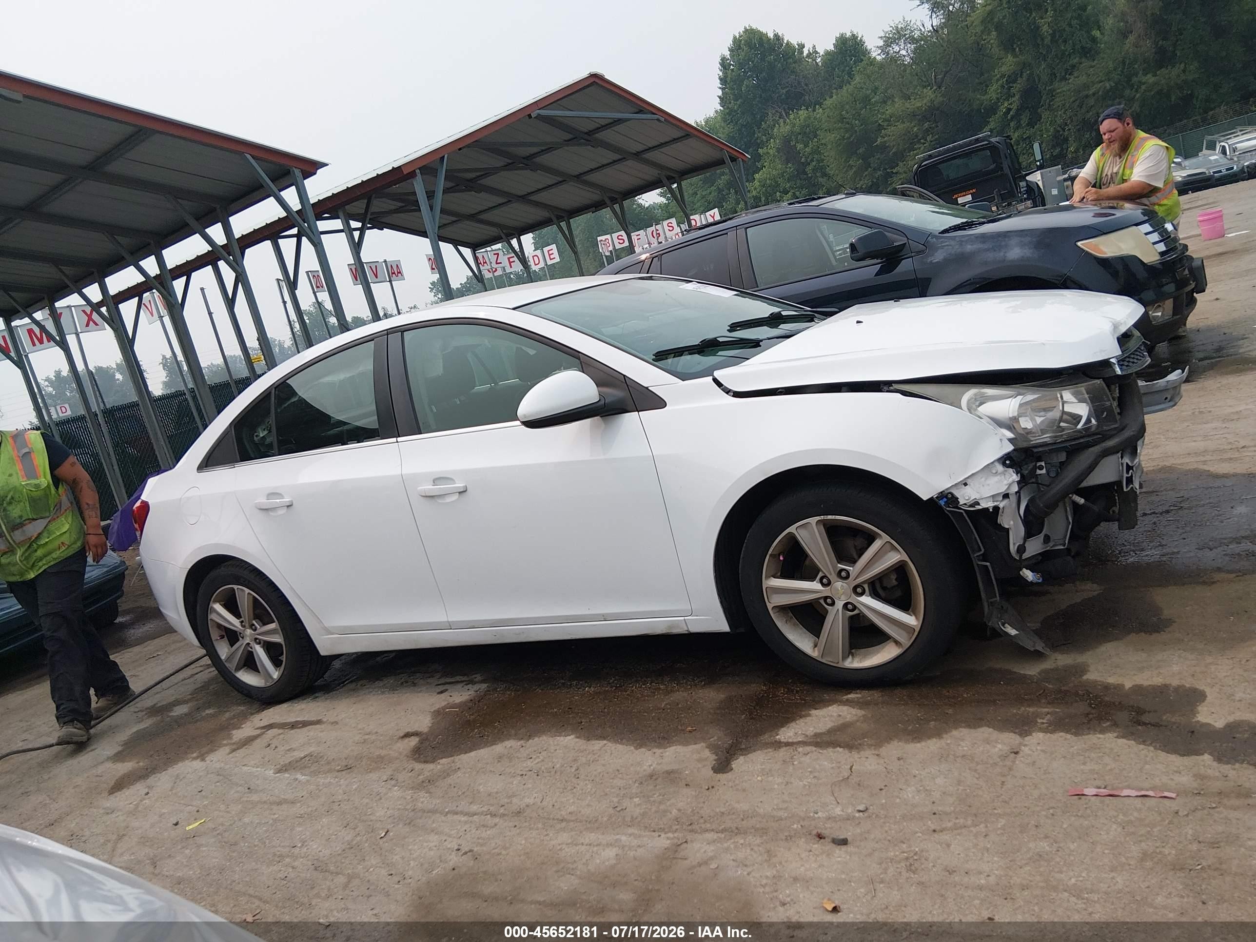 2014 Chevrolet Cruze 2lt Auto Белый vin: 1G1PE5SB9E7420181