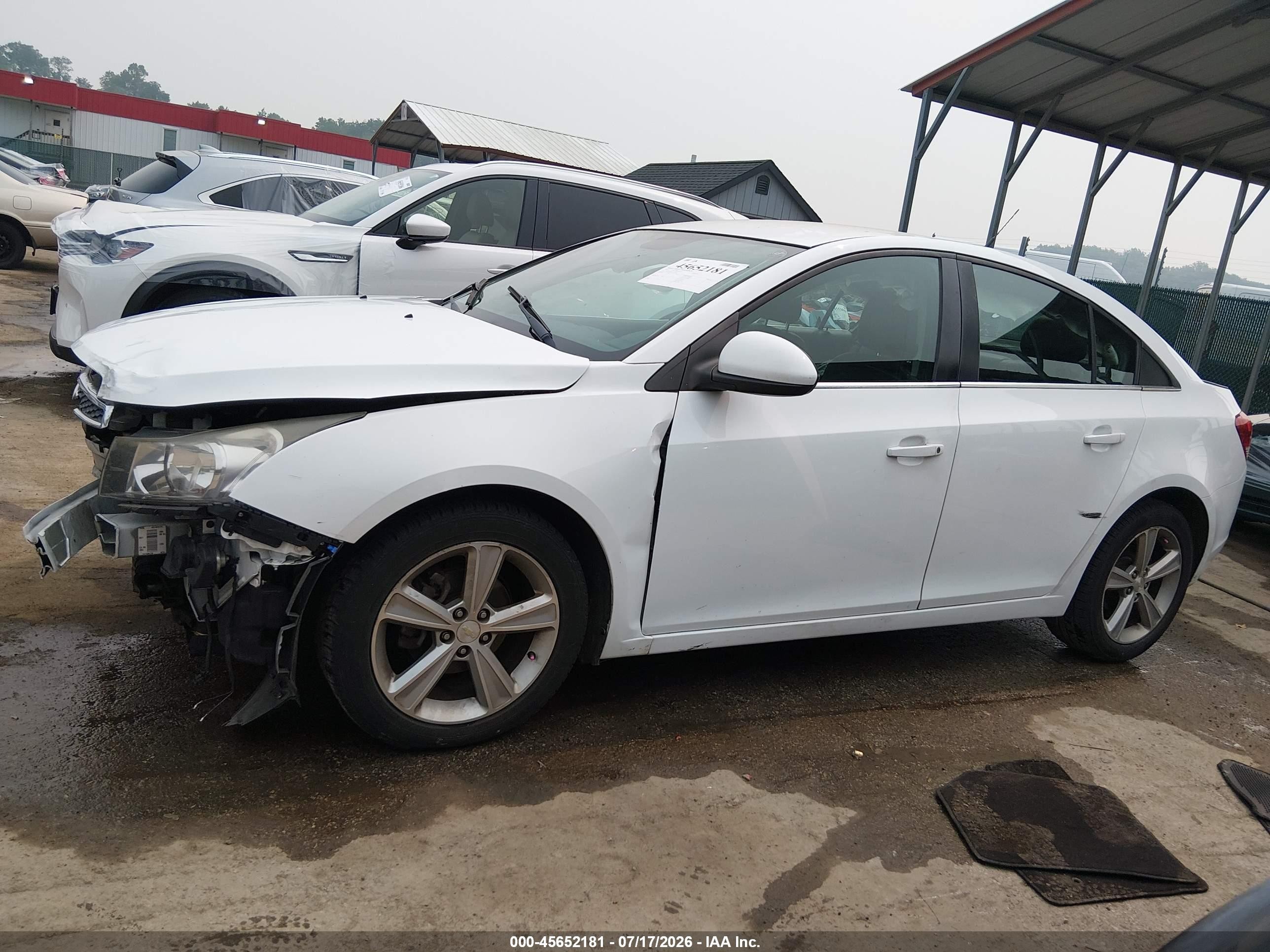2014 Chevrolet Cruze 2lt Auto Белый vin: 1G1PE5SB9E7420181