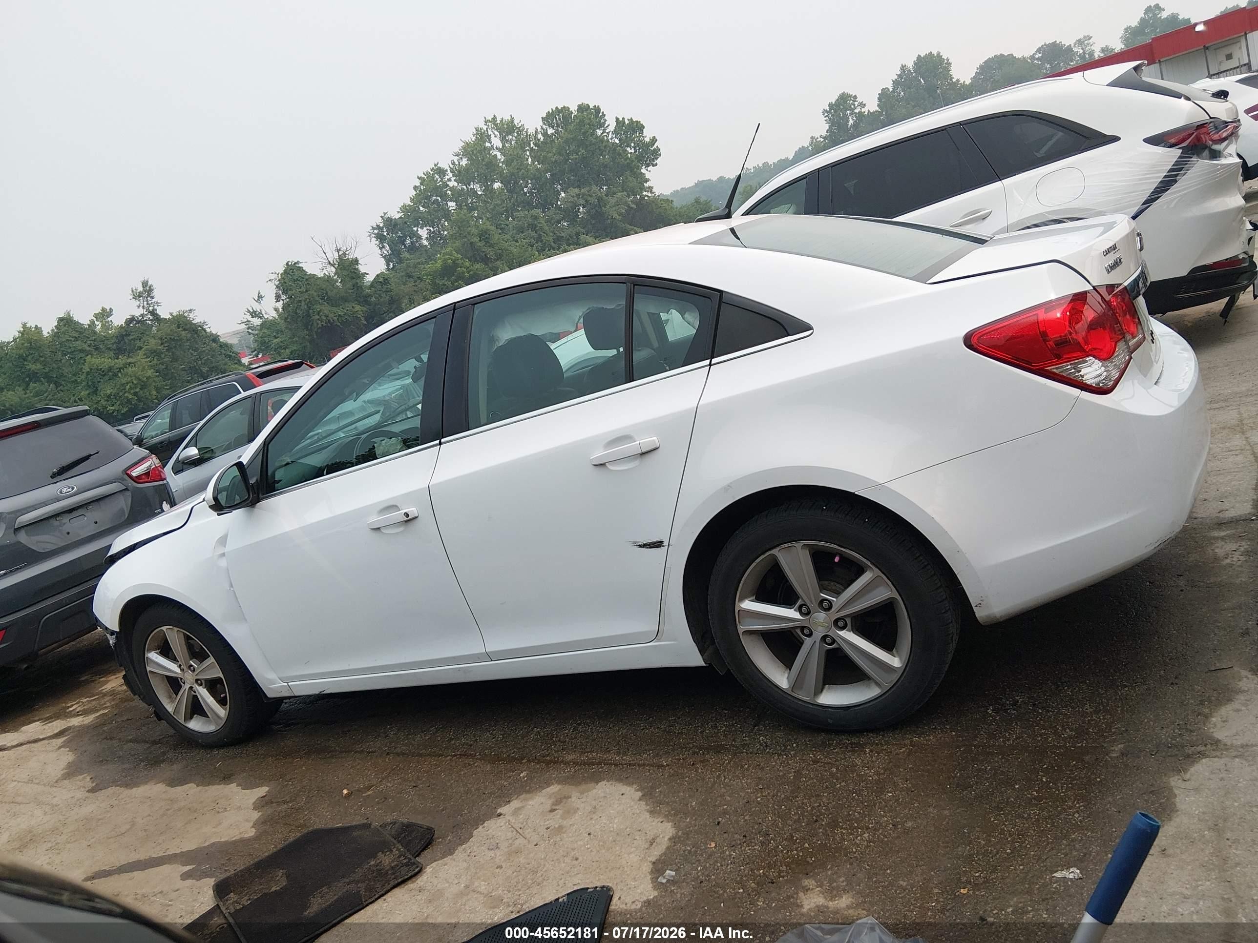2014 Chevrolet Cruze 2lt Auto Белый vin: 1G1PE5SB9E7420181