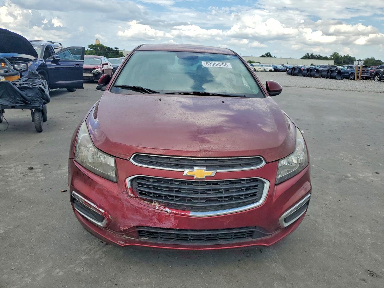 2015 Chevrolet Cruze 2lt Red vin: 1G1PE5SB9F7138138