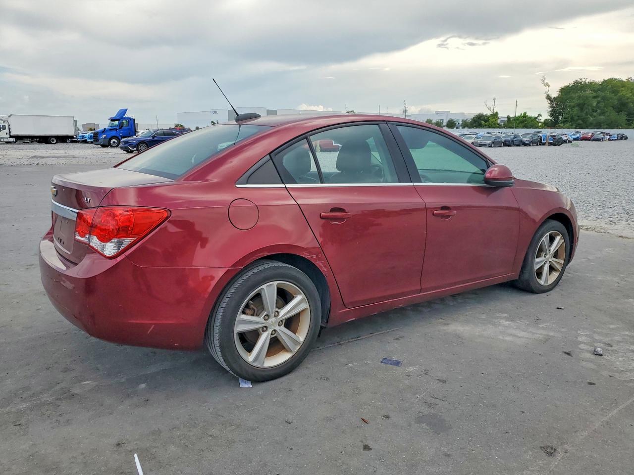 2015 Chevrolet Cruze 2lt Red vin: 1G1PE5SB9F7138138