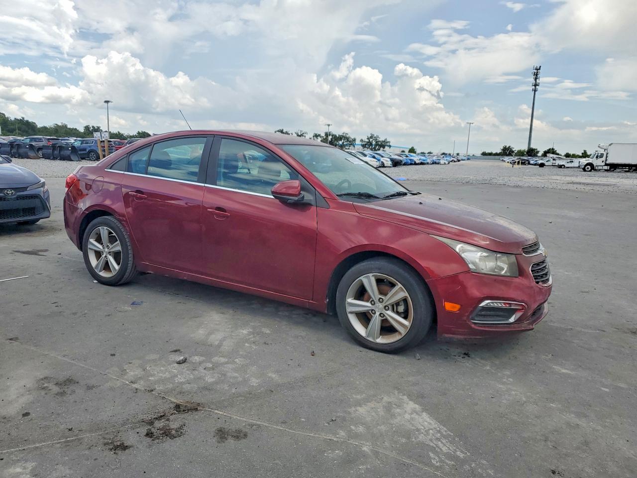 2015 Chevrolet Cruze 2lt Red vin: 1G1PE5SB9F7138138