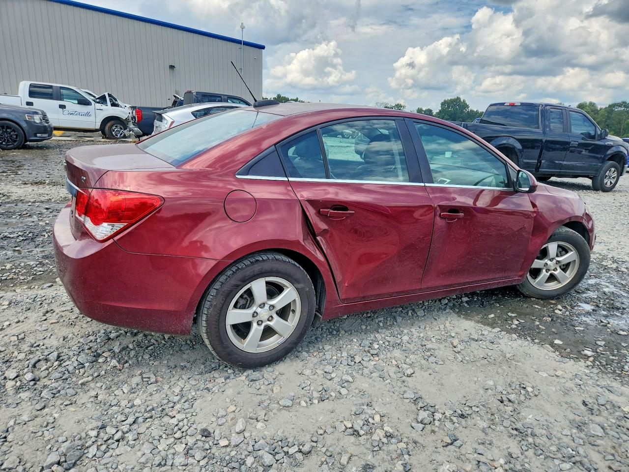 2015 Chevrolet Cruze Lt Burgundy vin: 1G1PE5SB9F7235890