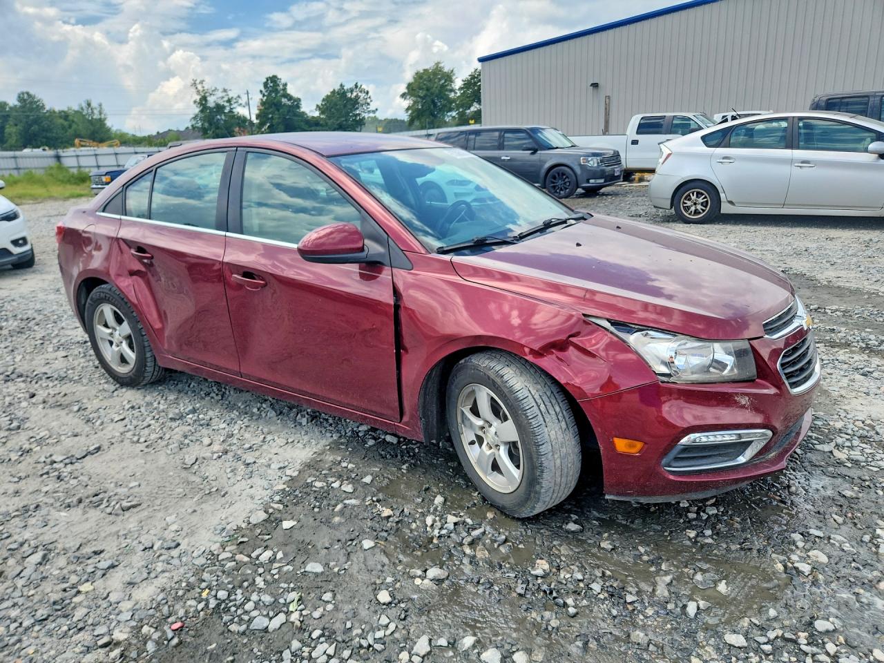 2015 Chevrolet Cruze Lt Burgundy vin: 1G1PE5SB9F7235890