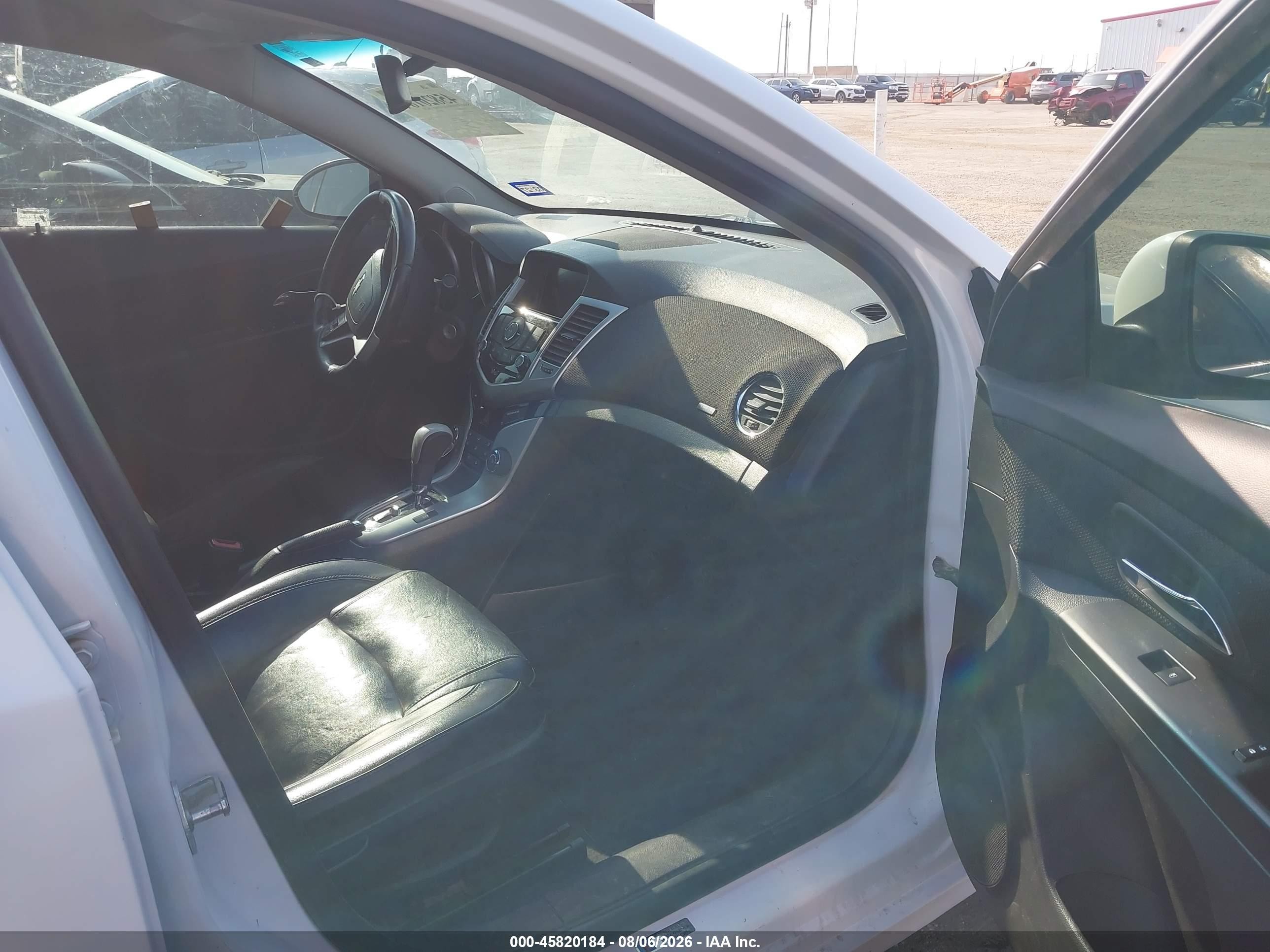 2015 Chevrolet Cruze 2lt Auto White vin: 1G1PE5SB9F7249725