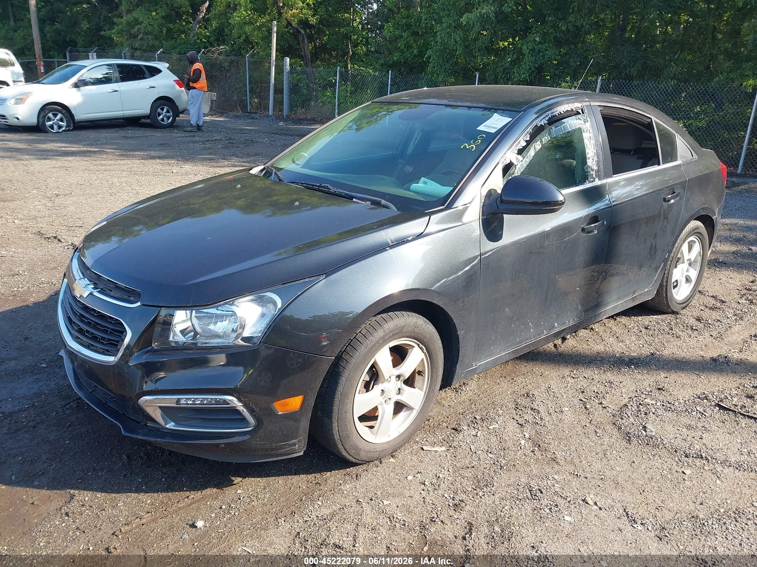 2016 Chevrolet Cruze Limited 1lt Auto Black vin: 1G1PE5SB9G7221702