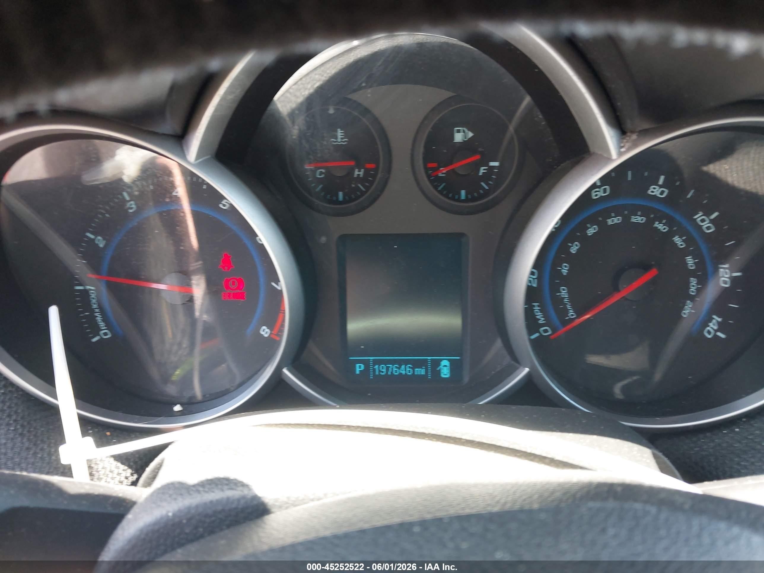 2013 Chevrolet Cruze 2lt Auto Темно-бордовый vin: 1G1PE5SBXD7171677