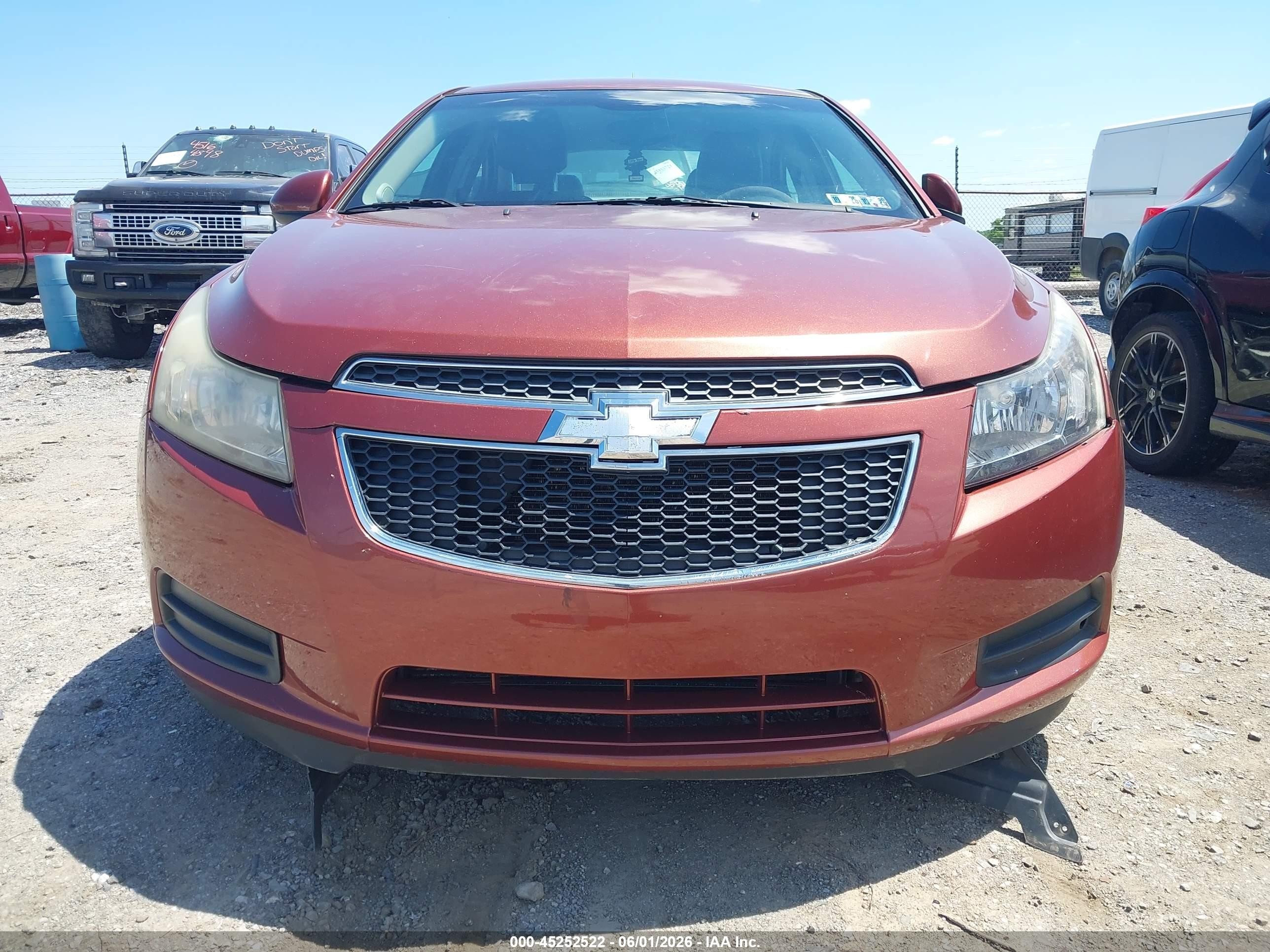 2013 Chevrolet Cruze 2lt Auto Темно-бордовый vin: 1G1PE5SBXD7171677