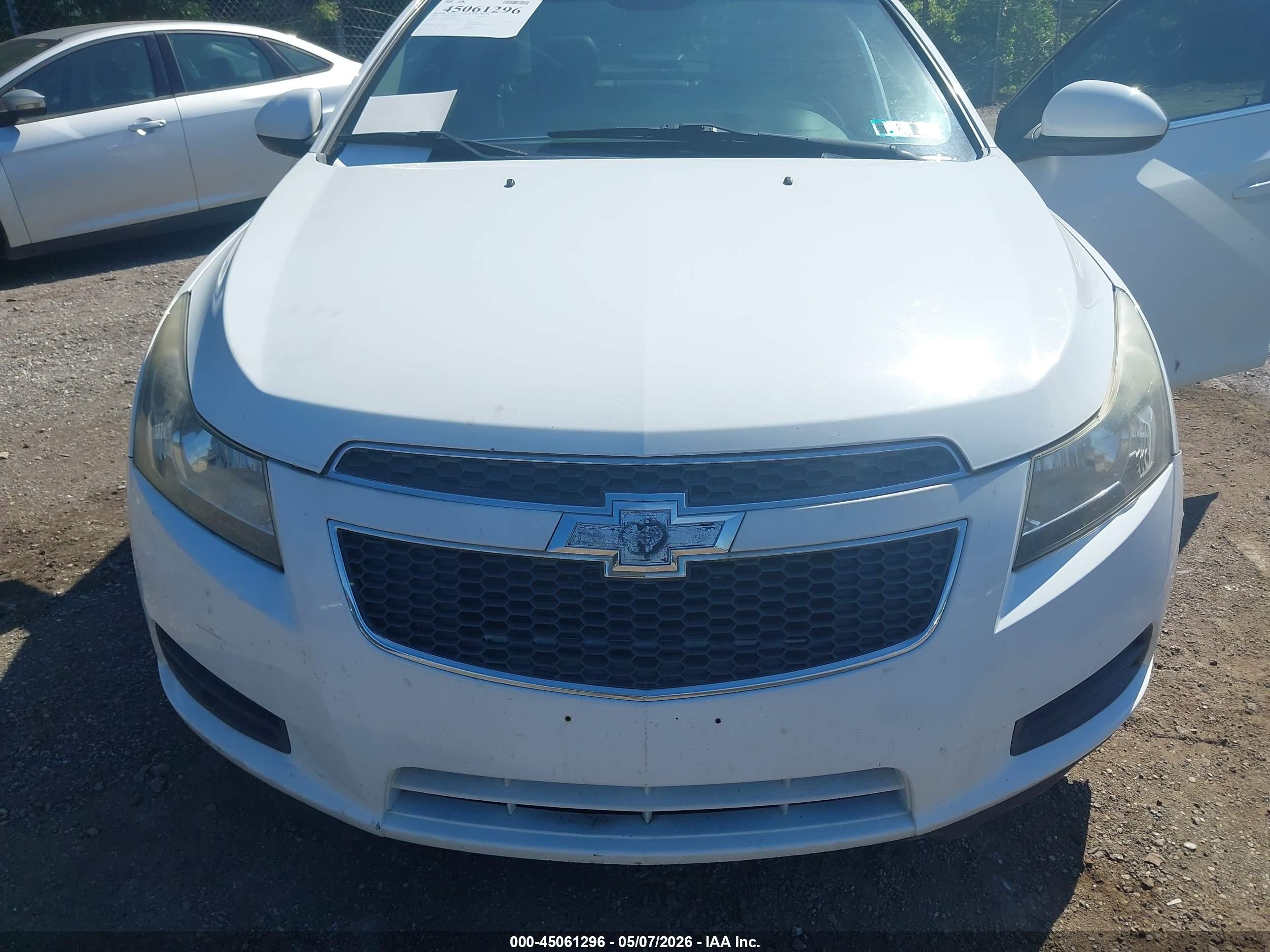 2013 Chevrolet Cruze 2lt Auto White vin: 1G1PE5SBXD7182162
