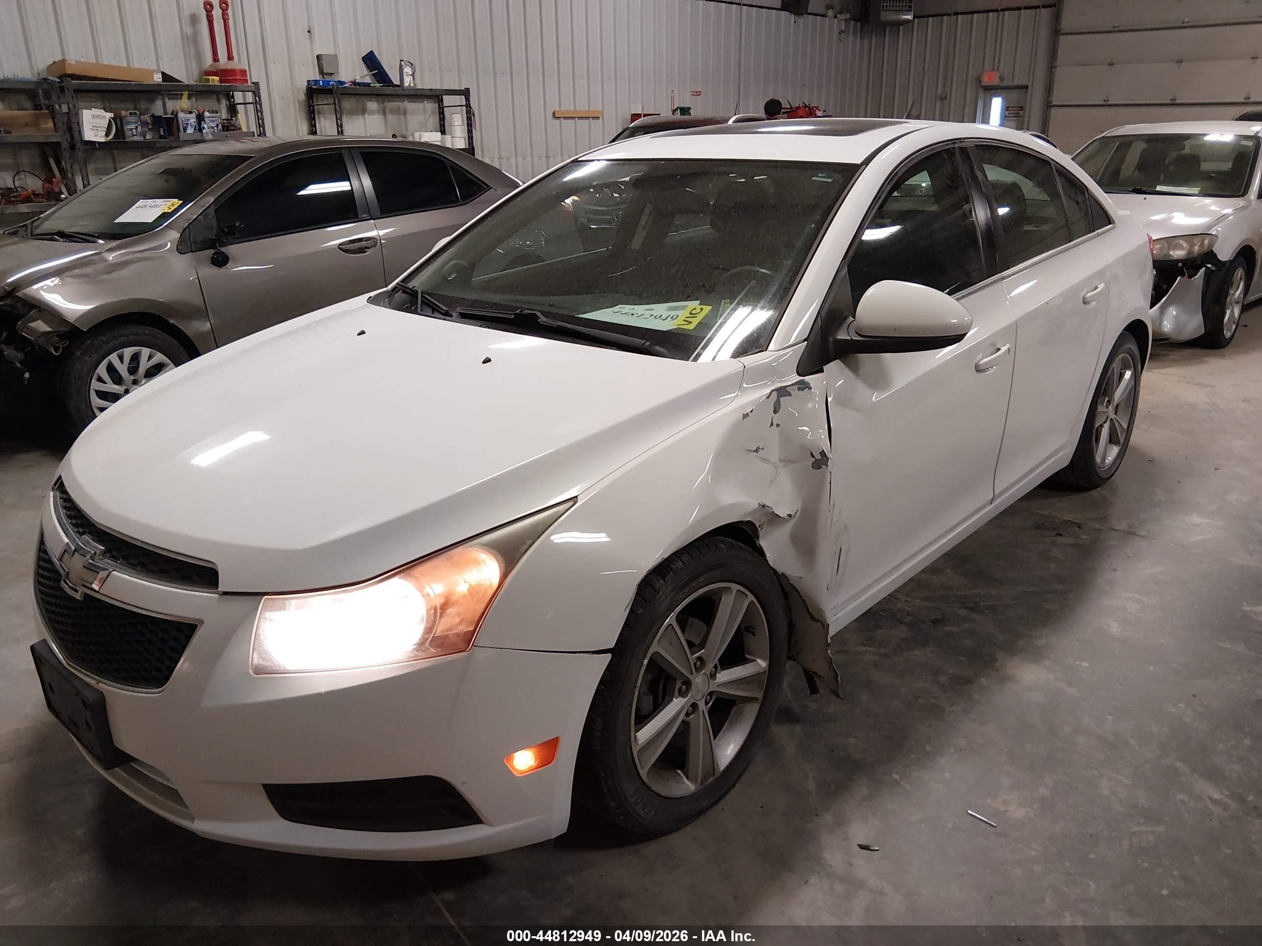 2014 Chevrolet Cruze 2lt Auto White vin: 1G1PE5SBXE7119404