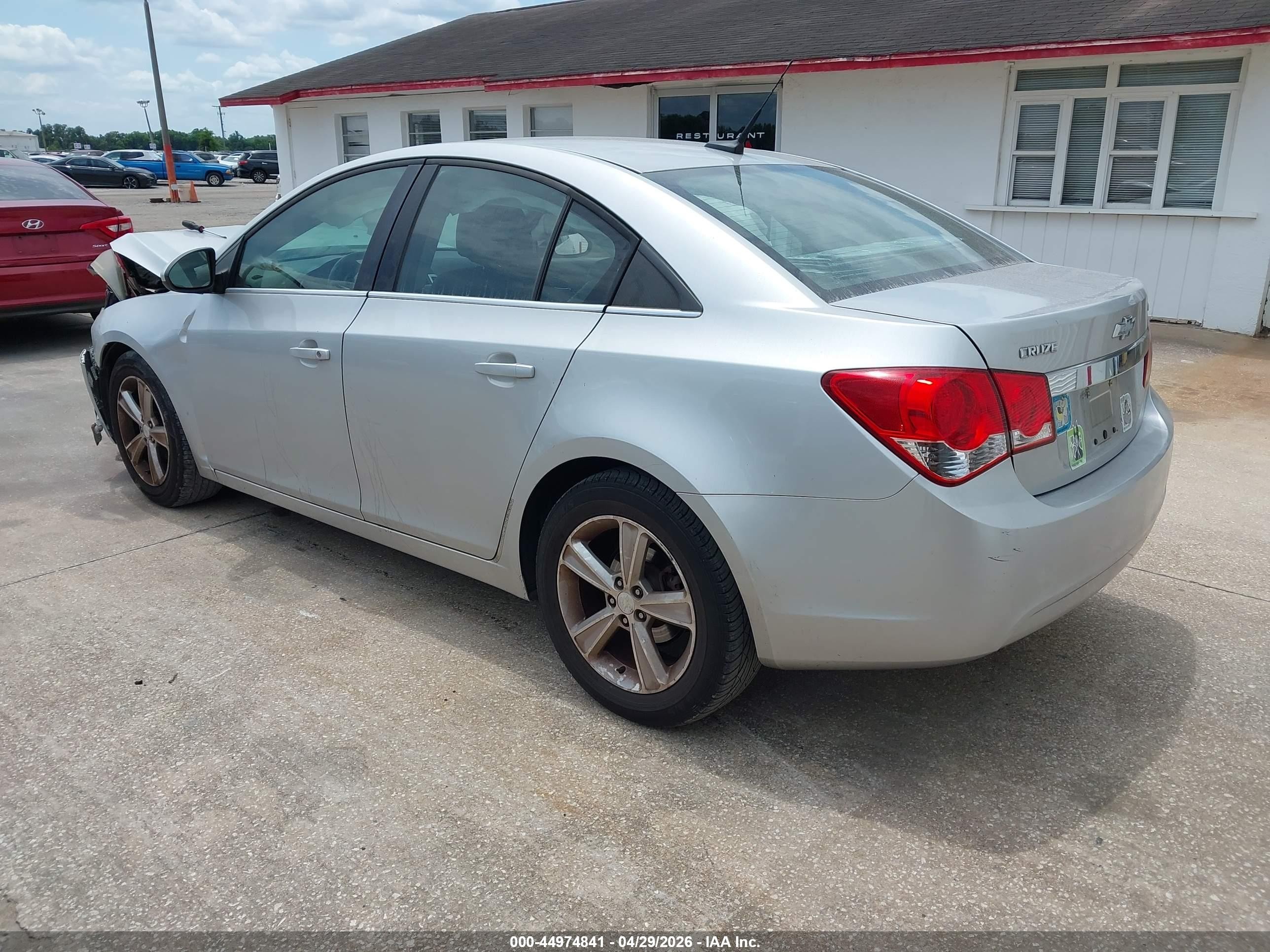 2014 Chevrolet Cruze 2lt Auto Silver vin: 1G1PE5SBXE7129124