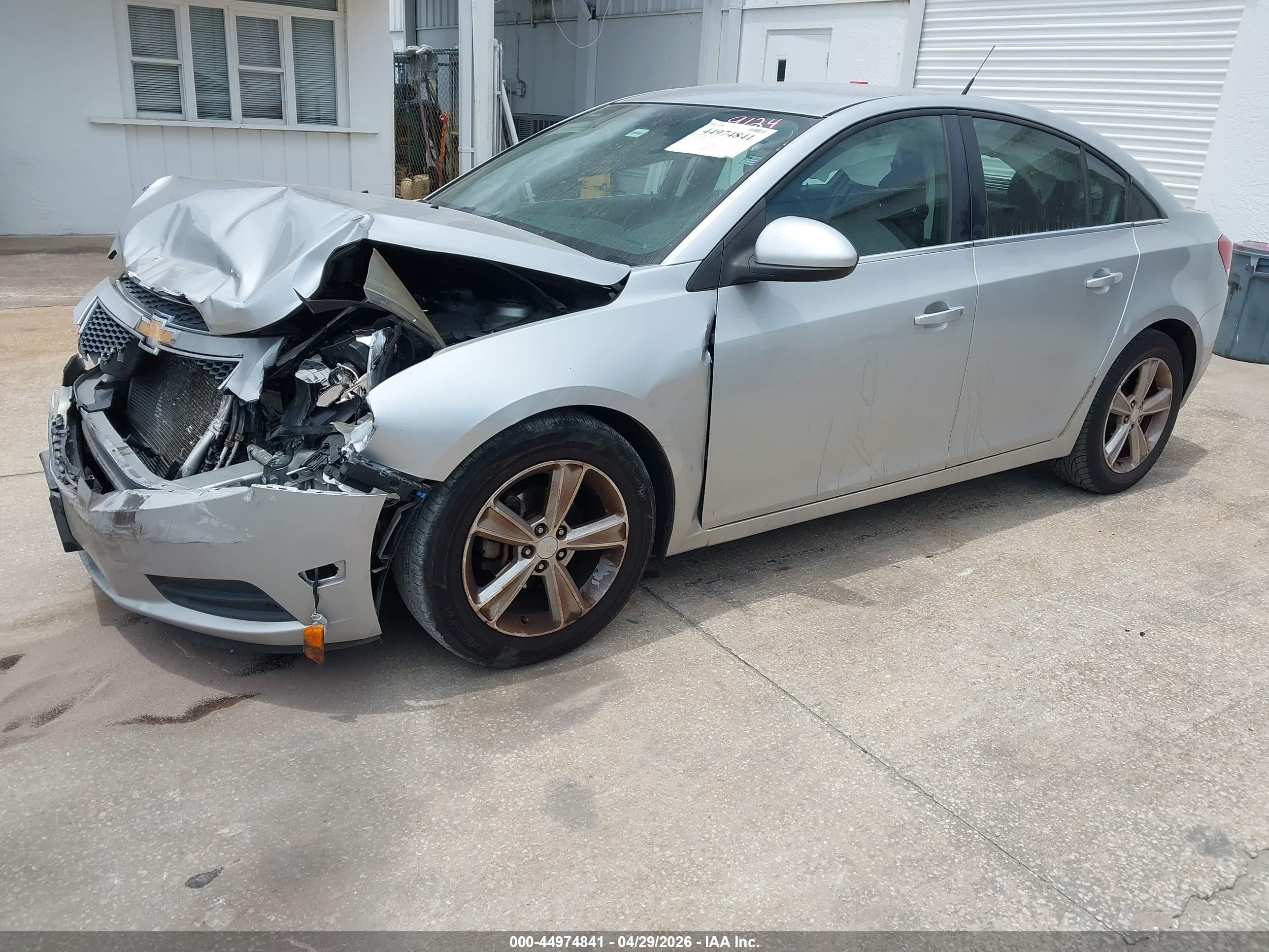 2014 Chevrolet Cruze 2lt Auto Silver vin: 1G1PE5SBXE7129124