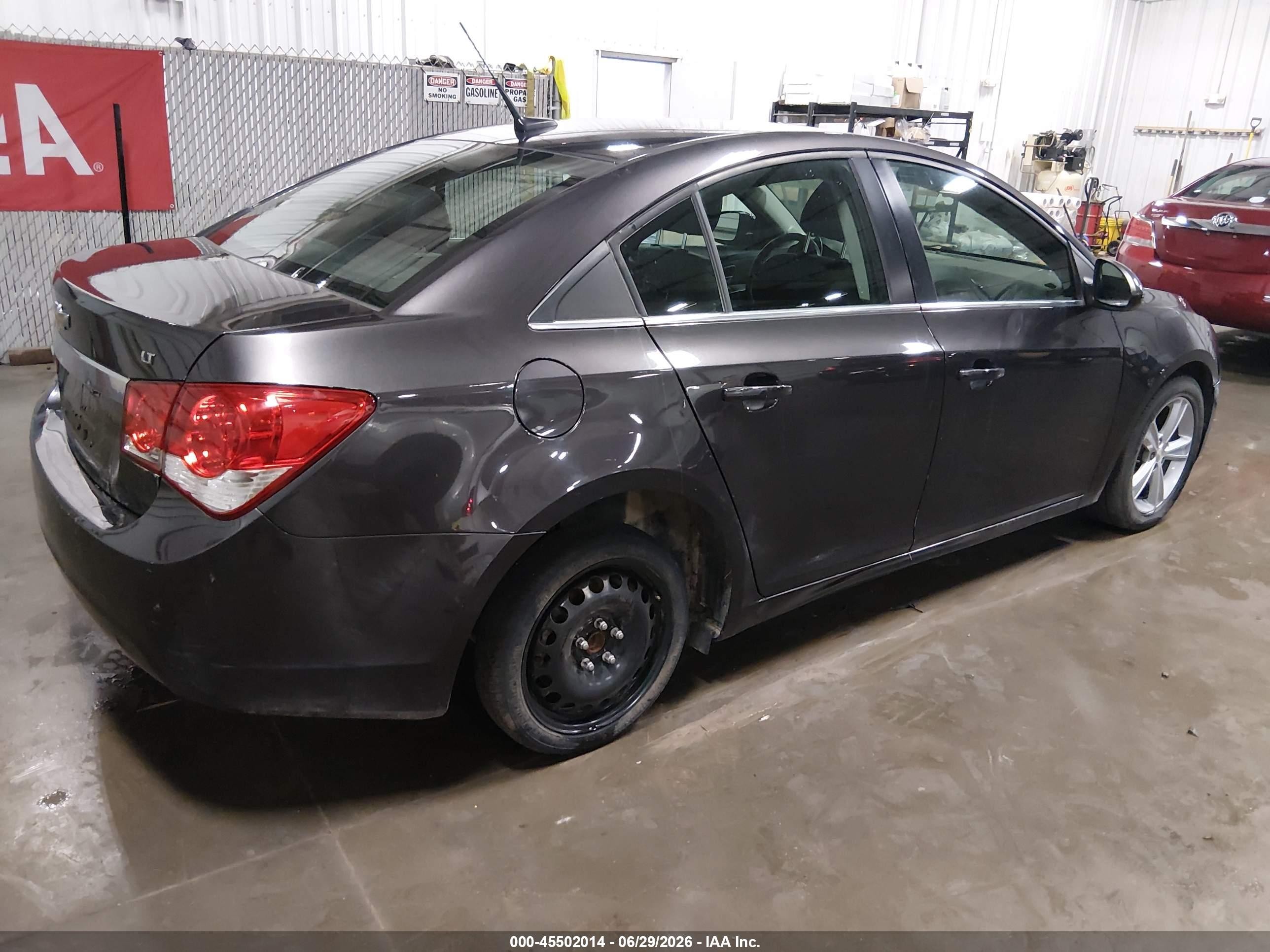 2014 Chevrolet Cruze 2lt Auto Gray vin: 1G1PE5SBXE7257024