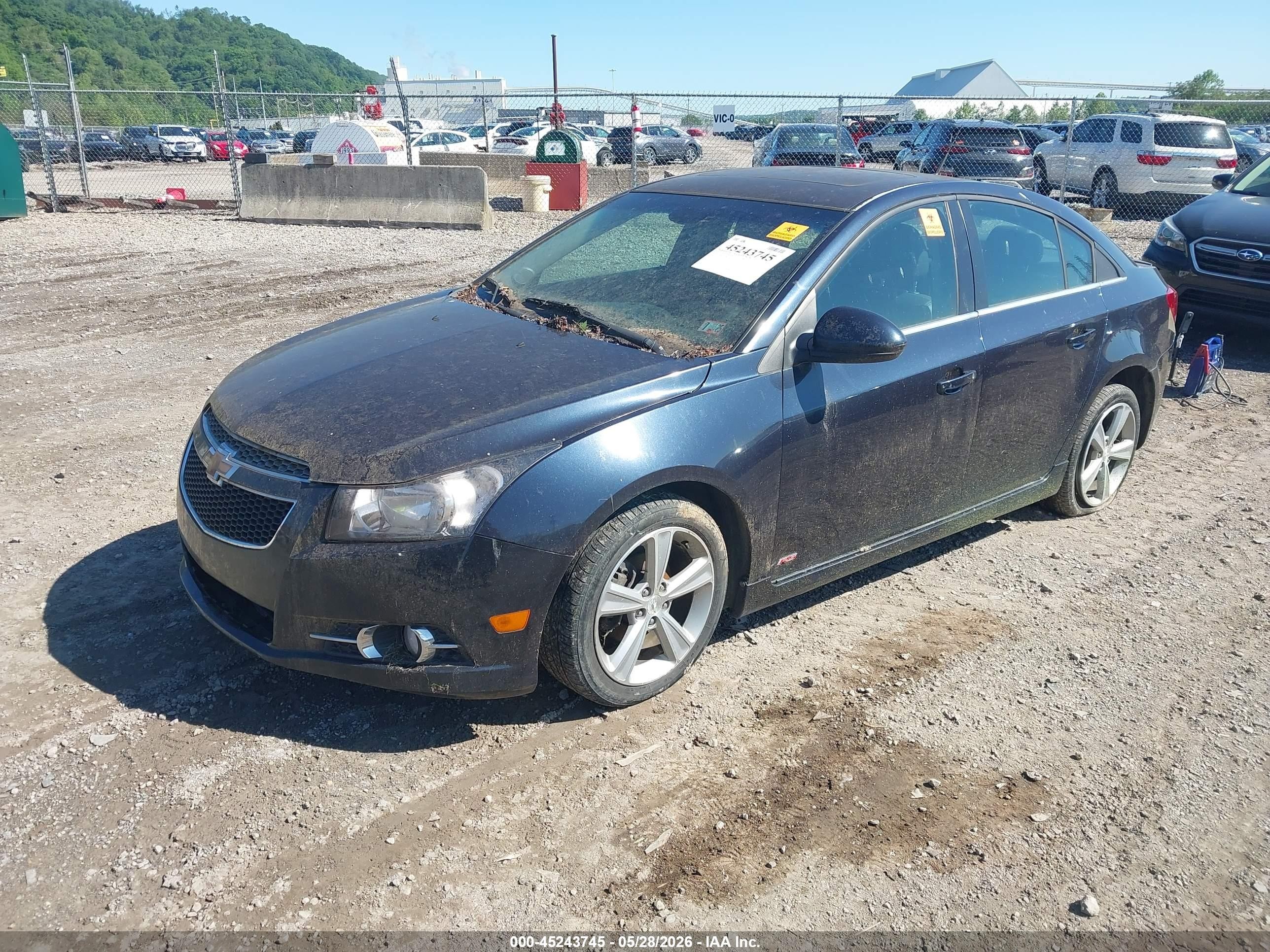 2014 Chevrolet Cruze 2lt Auto Синий vin: 1G1PE5SBXE7268217