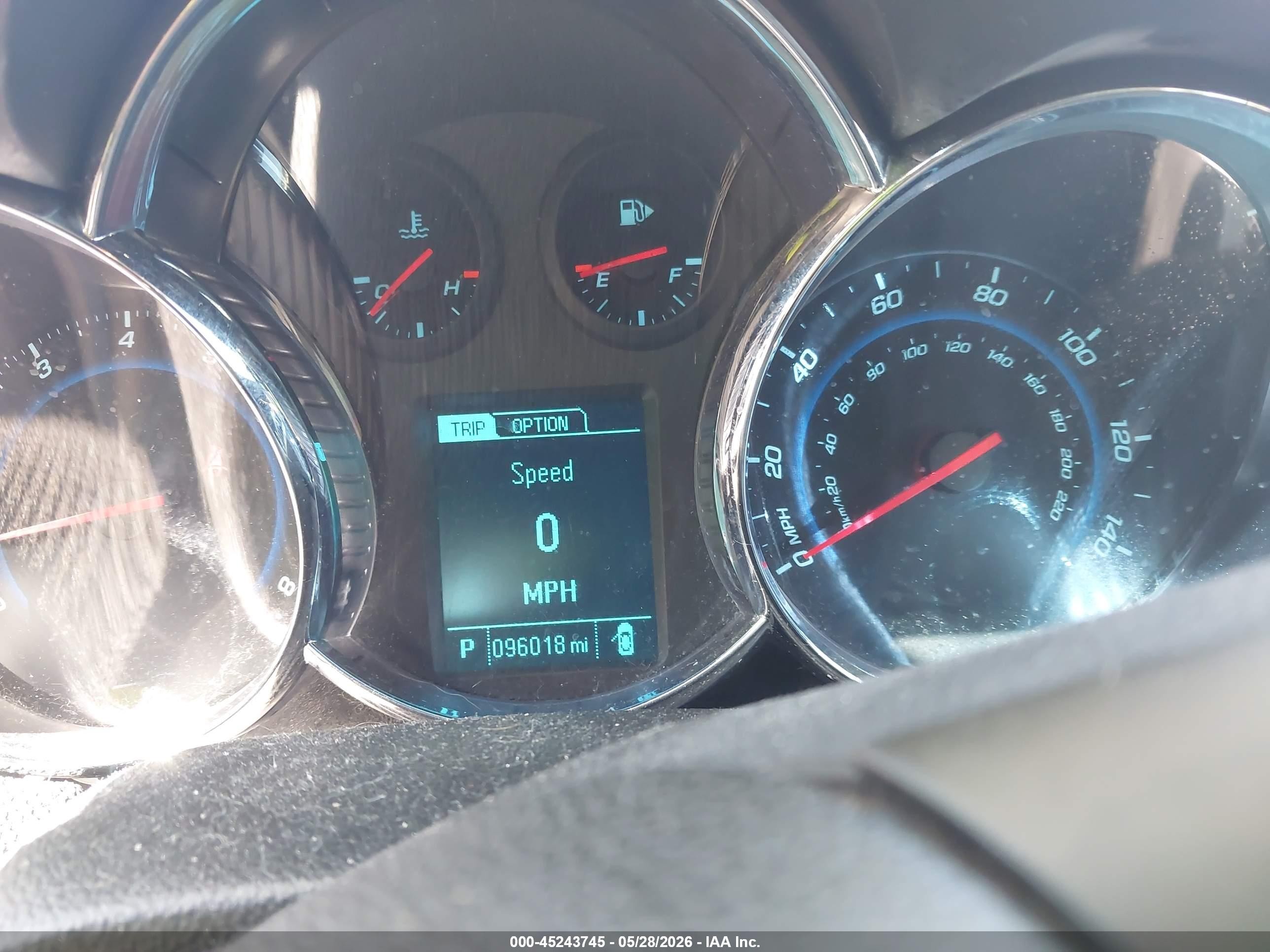 2014 Chevrolet Cruze 2lt Auto Синий vin: 1G1PE5SBXE7268217