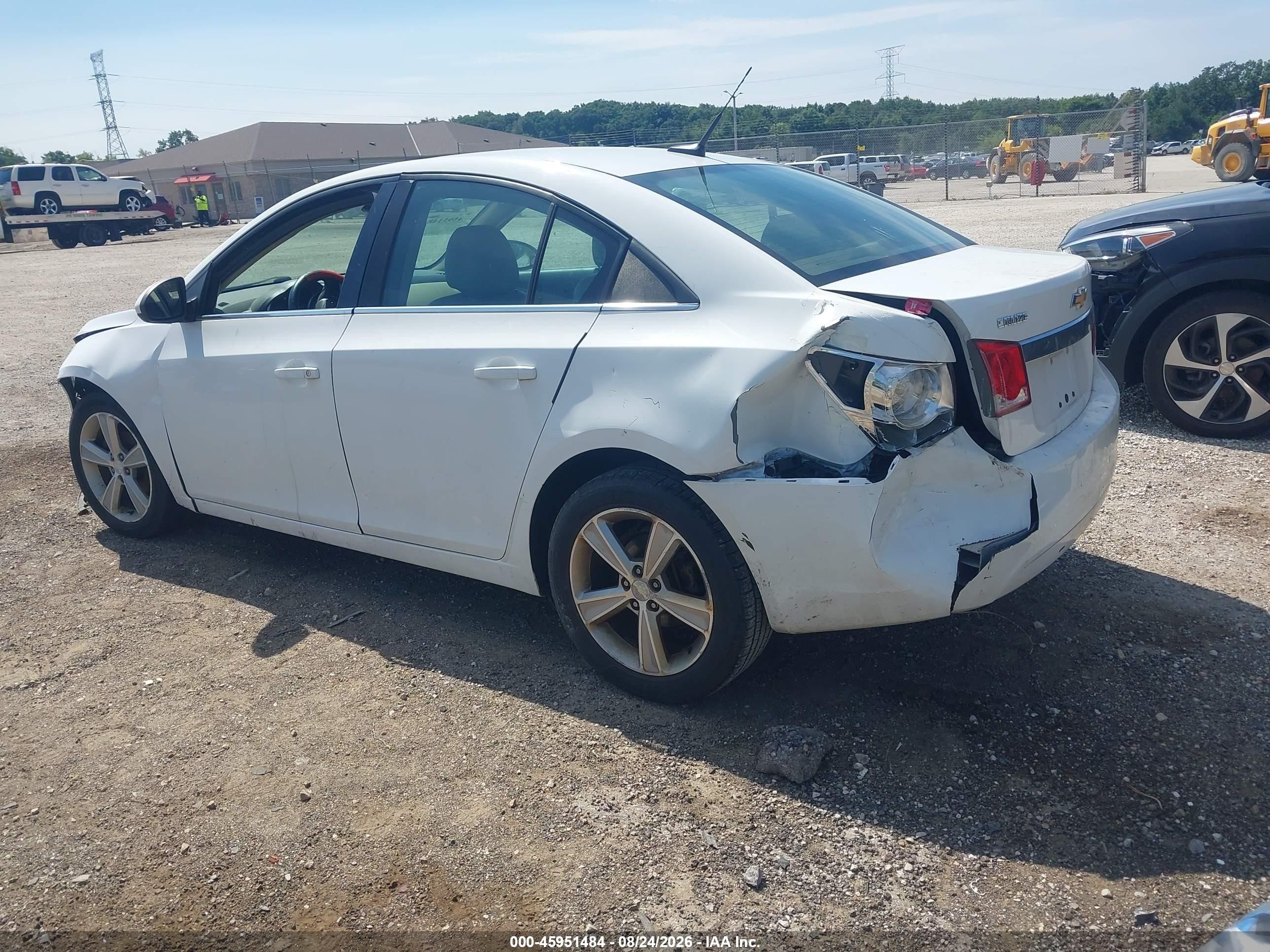 2014 Chevrolet Cruze 2lt Auto White vin: 1G1PE5SBXE7293442