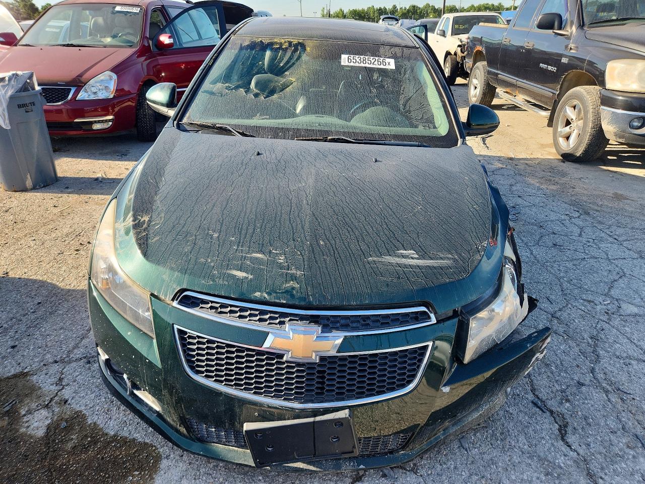 2014 Chevrolet Cruze Lt Зеленый vin: 1G1PE5SBXE7326827