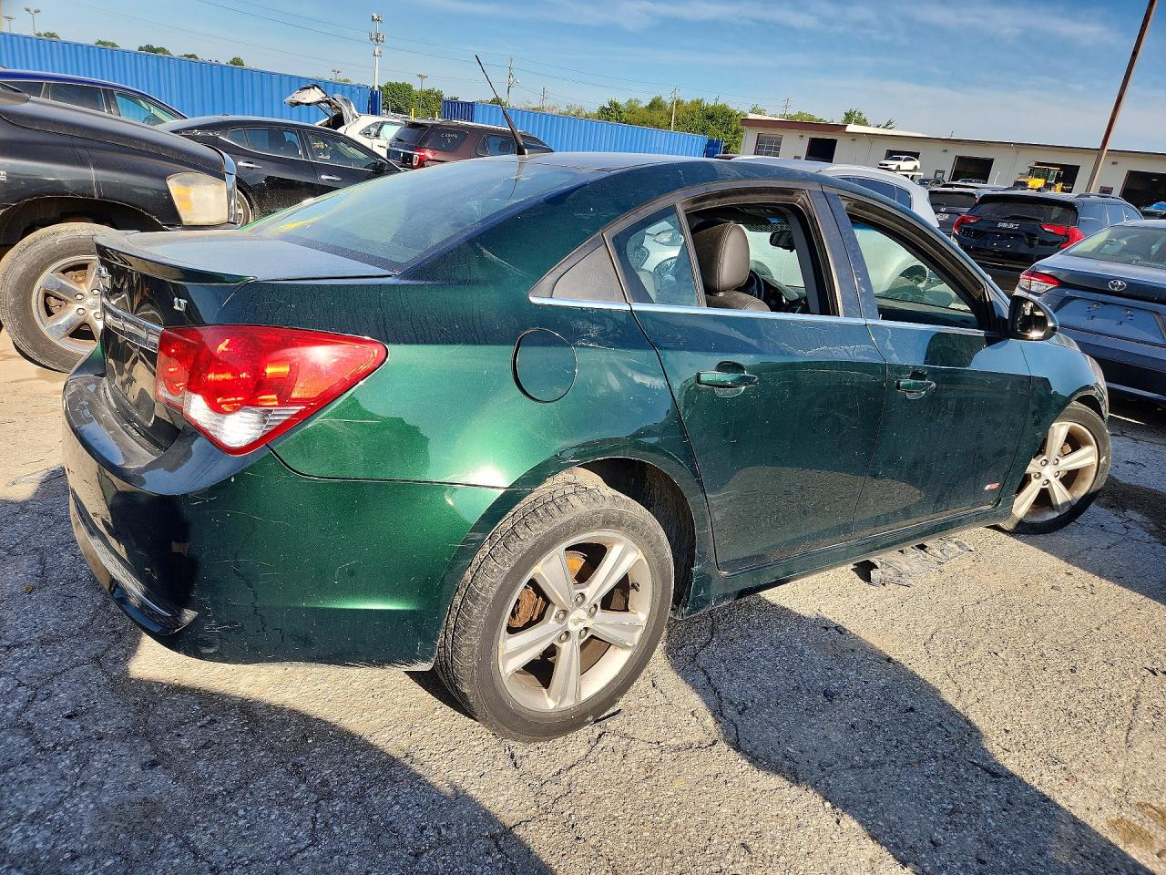2014 Chevrolet Cruze Lt Зеленый vin: 1G1PE5SBXE7326827