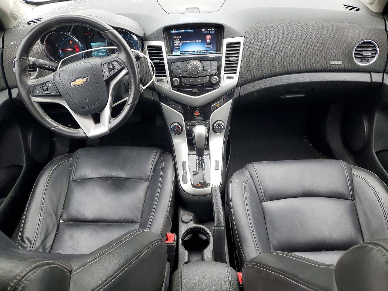 2014 Chevrolet Cruze Lt White vin: 1G1PE5SBXE7355115