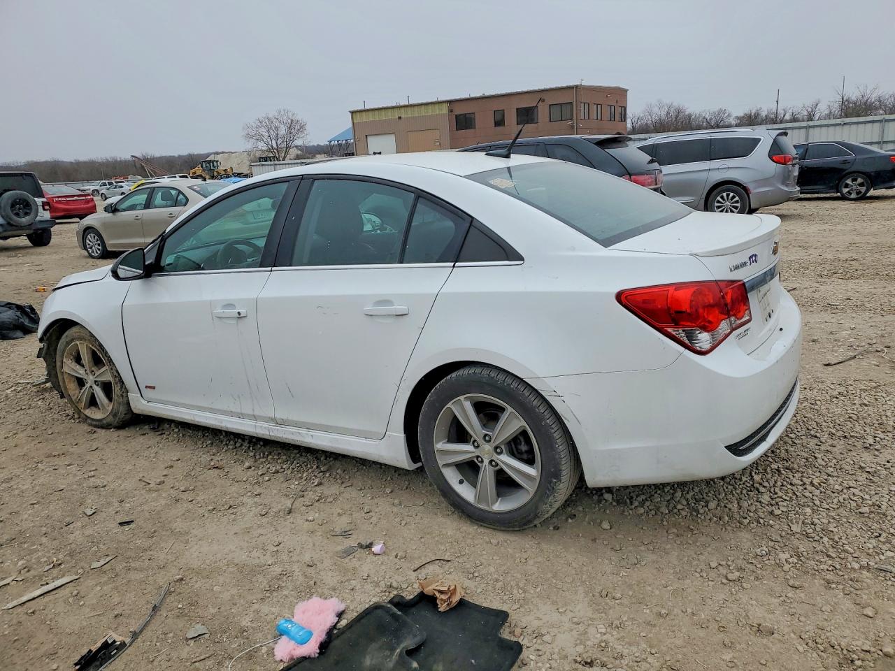 2014 Chevrolet Cruze Lt White vin: 1G1PE5SBXE7355115