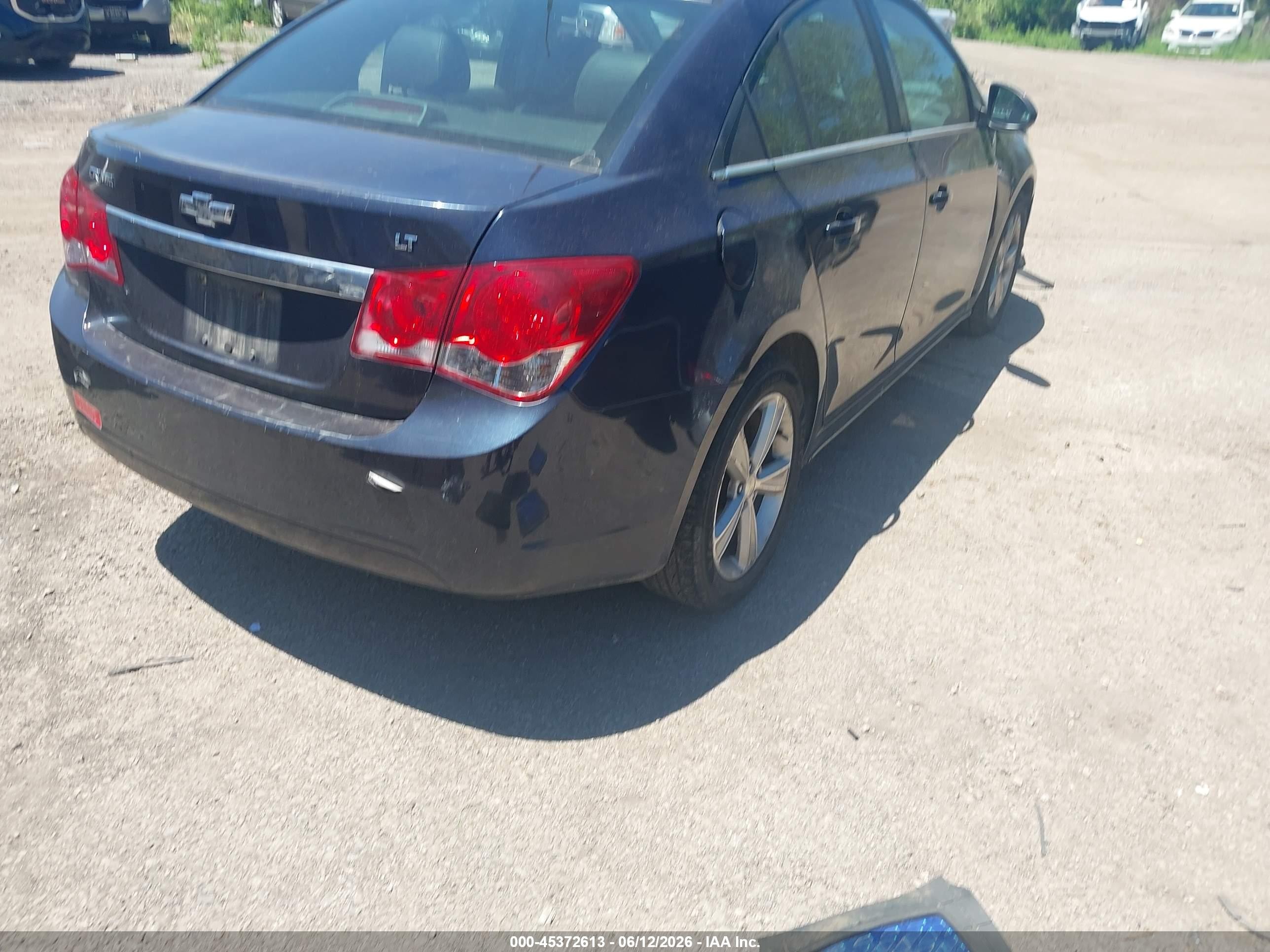 2014 Chevrolet Cruze 2lt Auto Black vin: 1G1PE5SBXE7380483