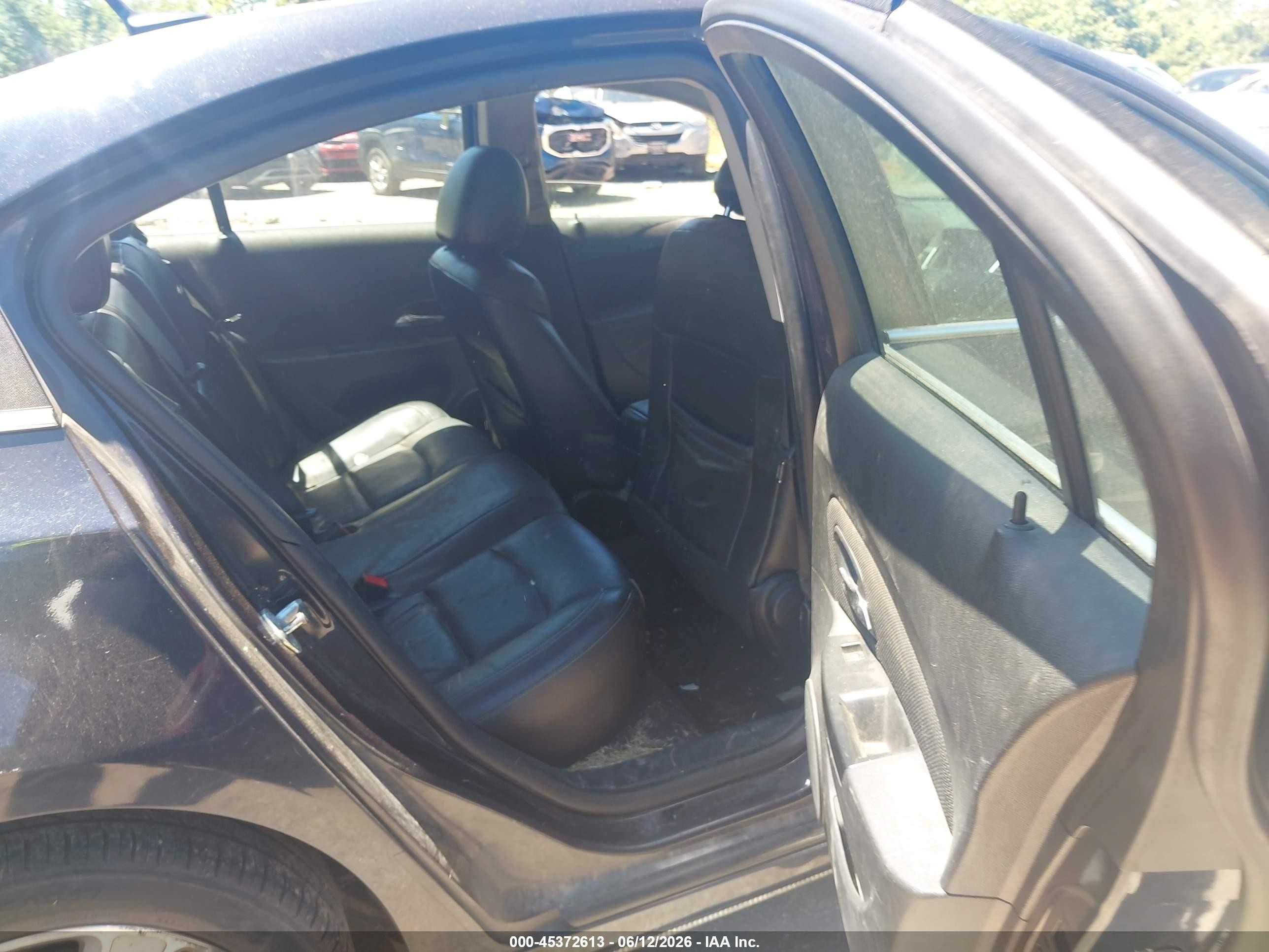 2014 Chevrolet Cruze 2lt Auto Black vin: 1G1PE5SBXE7380483