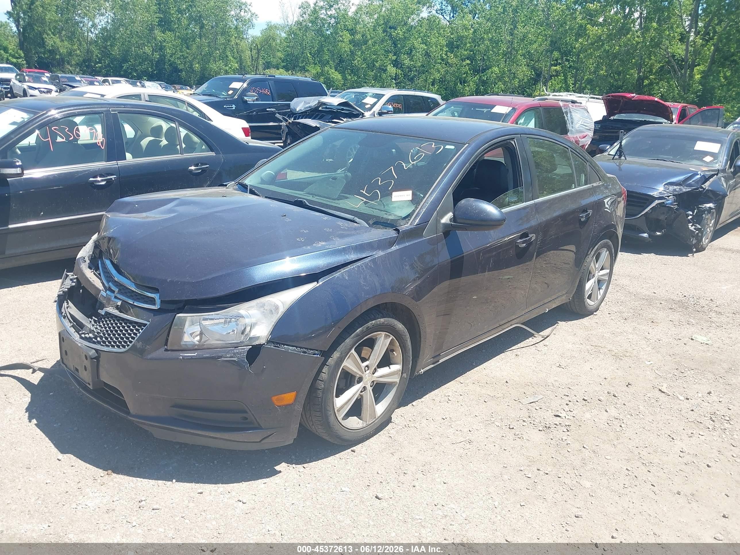 2014 Chevrolet Cruze 2lt Auto Black vin: 1G1PE5SBXE7380483