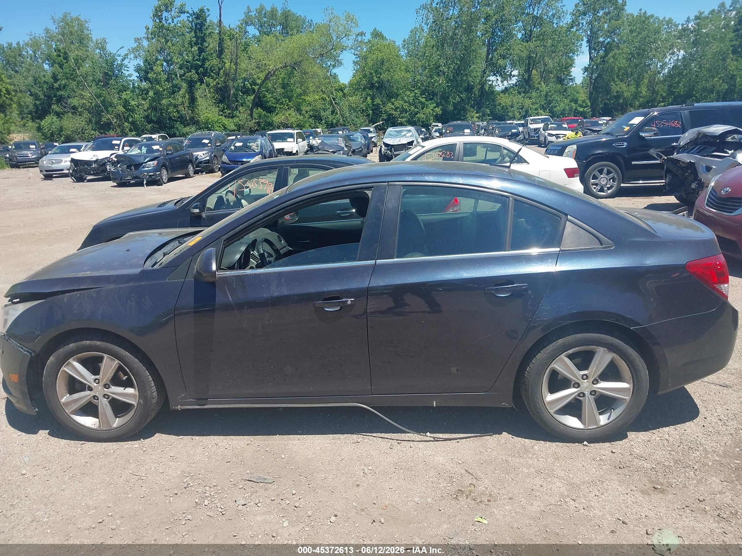 2014 Chevrolet Cruze 2lt Auto Black vin: 1G1PE5SBXE7380483