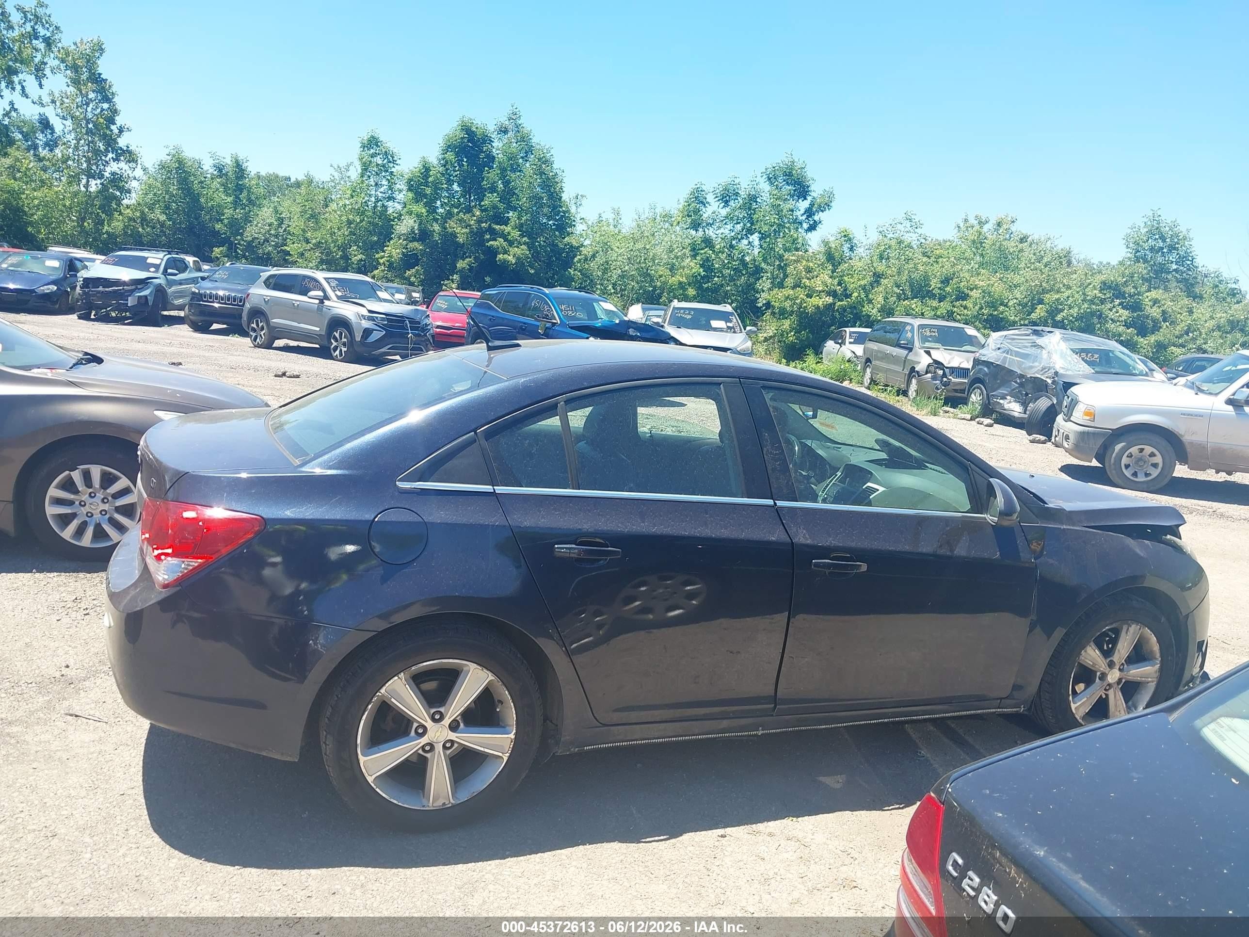 2014 Chevrolet Cruze 2lt Auto Black vin: 1G1PE5SBXE7380483