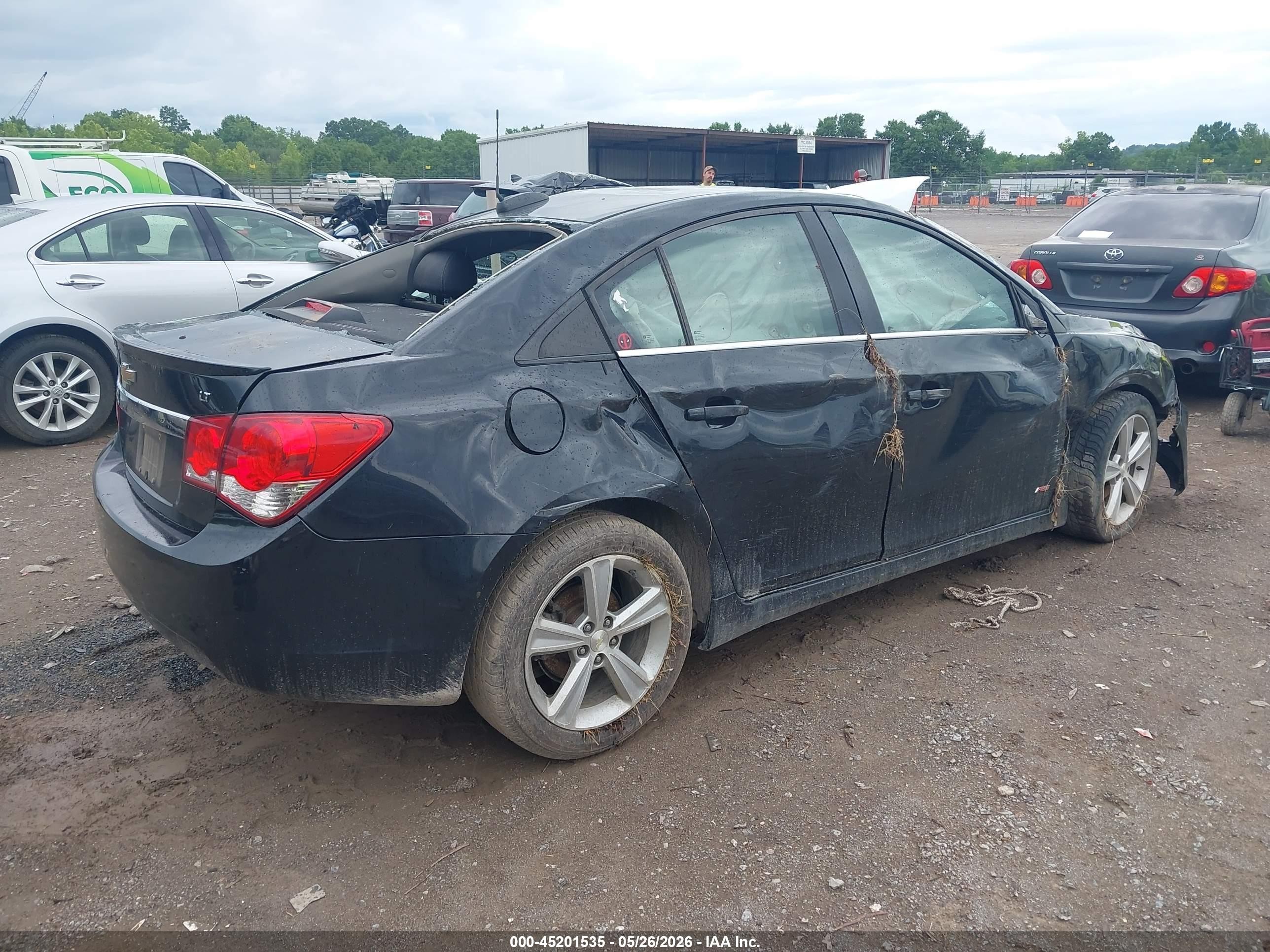 2015 Chevrolet Cruze 2lt Auto Black vin: 1G1PE5SBXF7115001