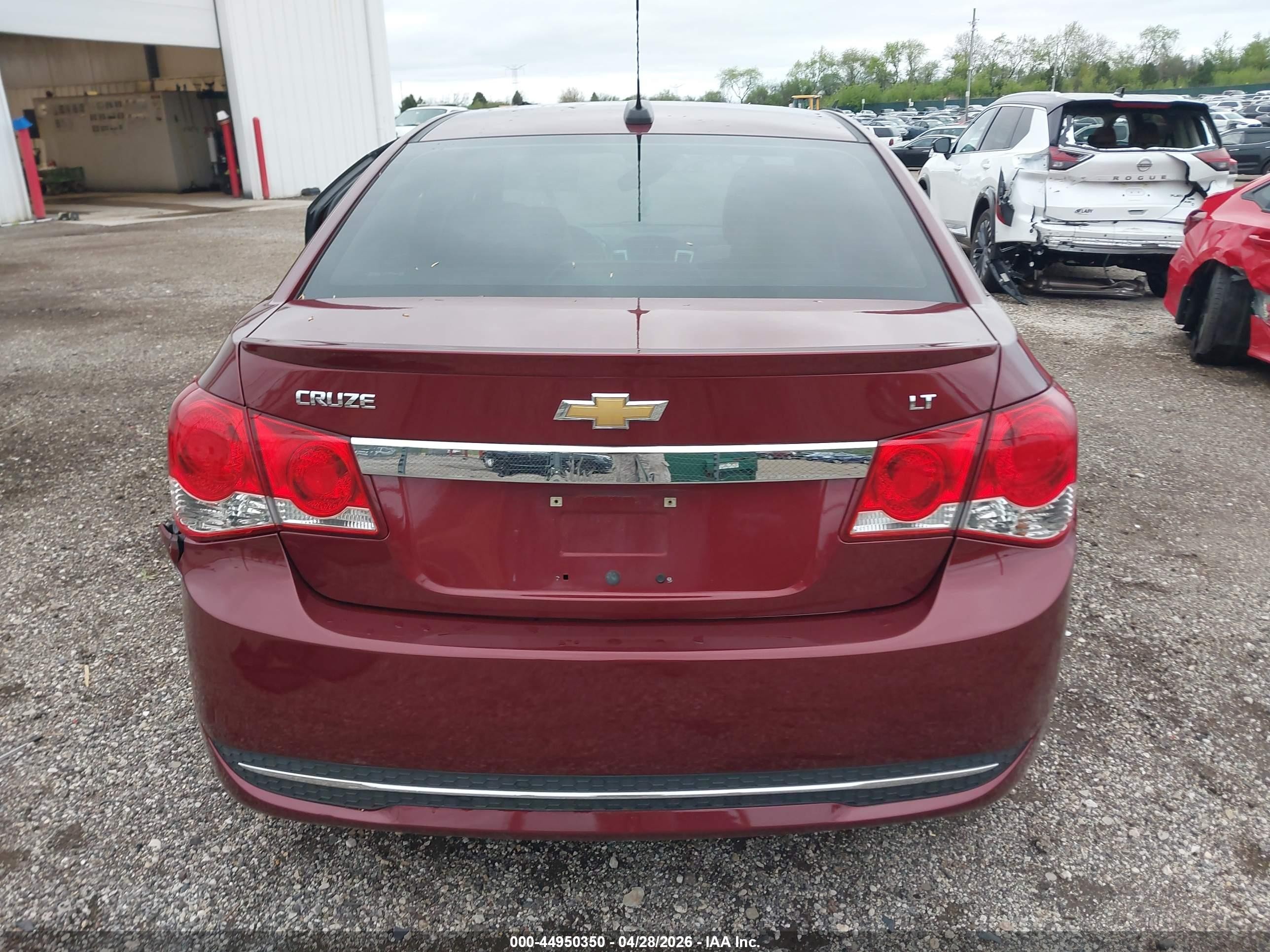 2015 Chevrolet Cruze 2lt Auto Red vin: 1G1PE5SBXF7121719