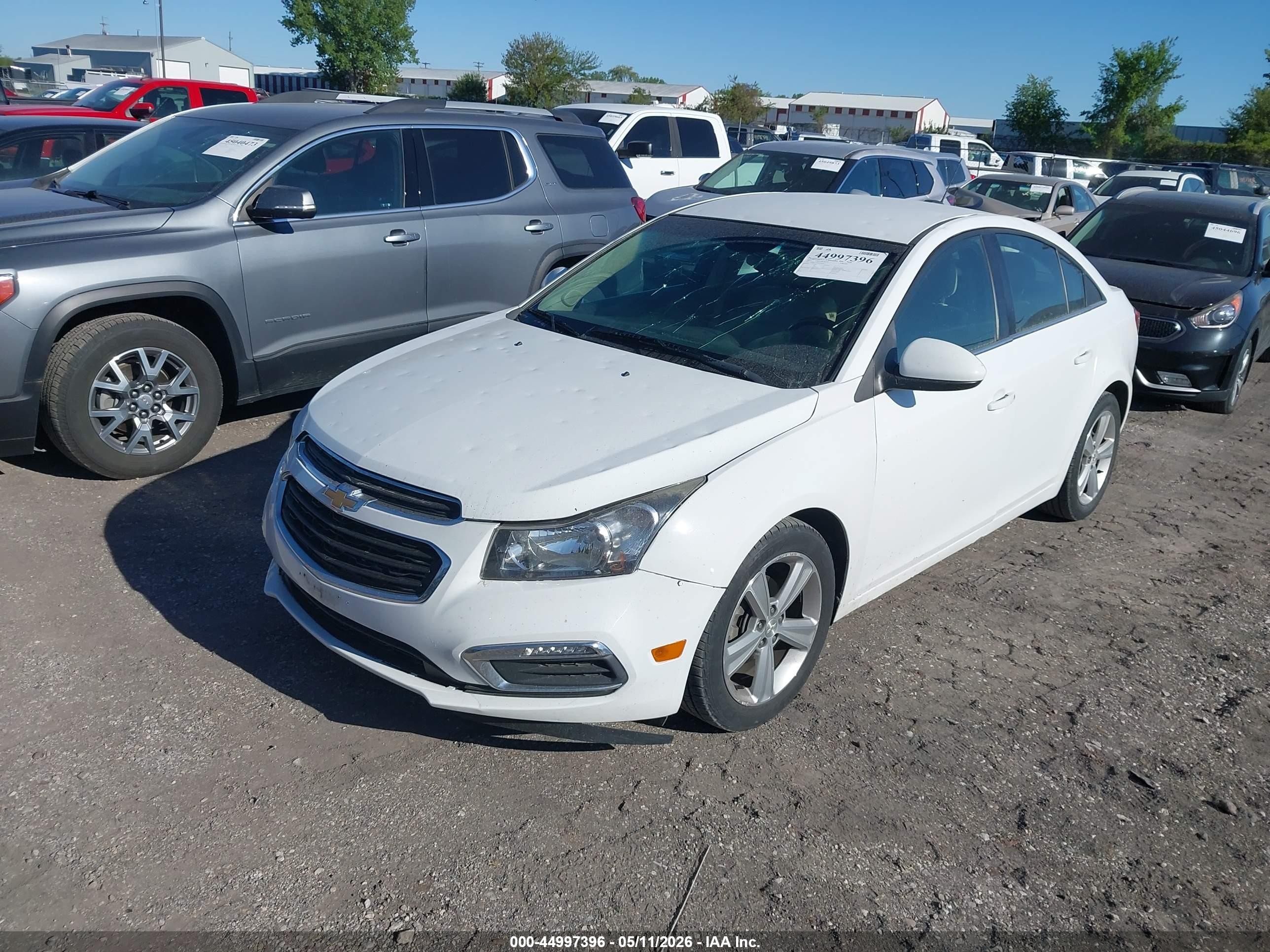 2015 Chevrolet Cruze 2lt Auto Серебряный vin: 1G1PE5SBXF7130615