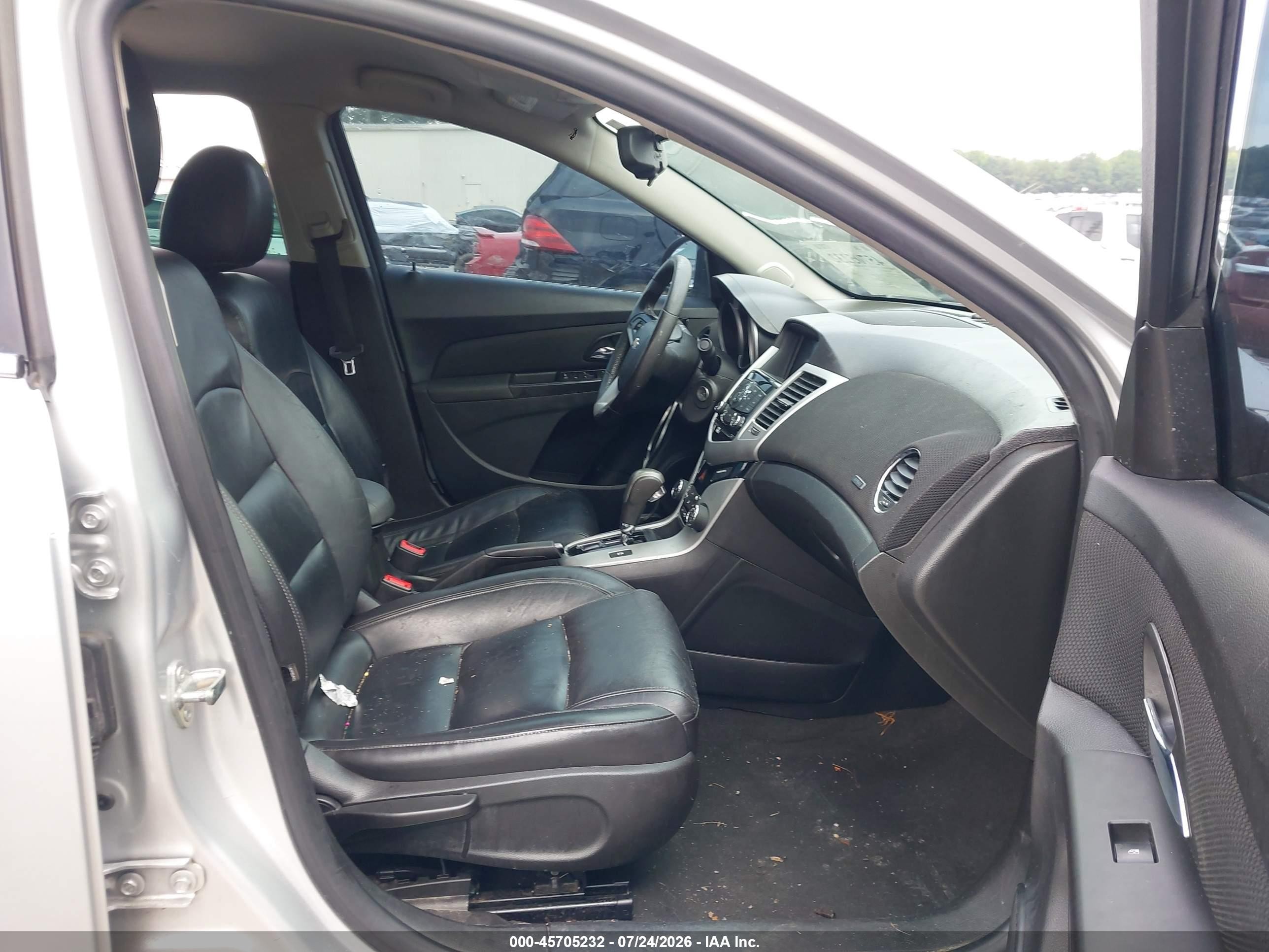 2015 Chevrolet Cruze 2lt Auto Silver vin: 1G1PE5SBXF7134423