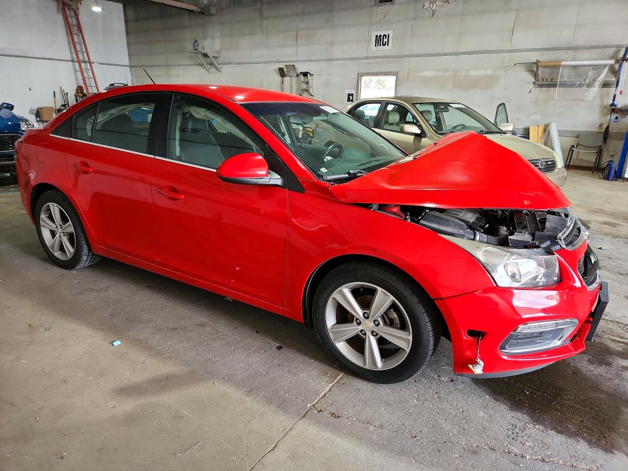 2015 Chevrolet Cruze Lt Red vin: 1G1PE5SBXF7221173