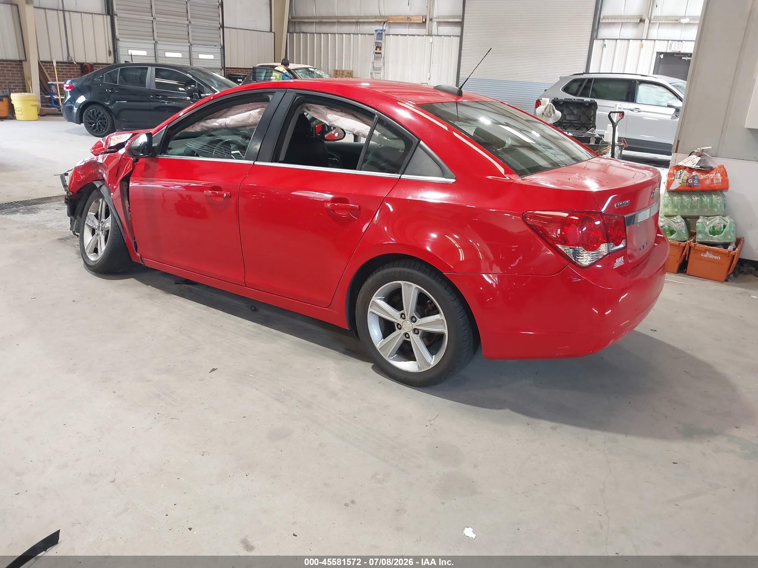2015 Chevrolet Cruze 2lt Auto Red vin: 1G1PE5SBXF7232092