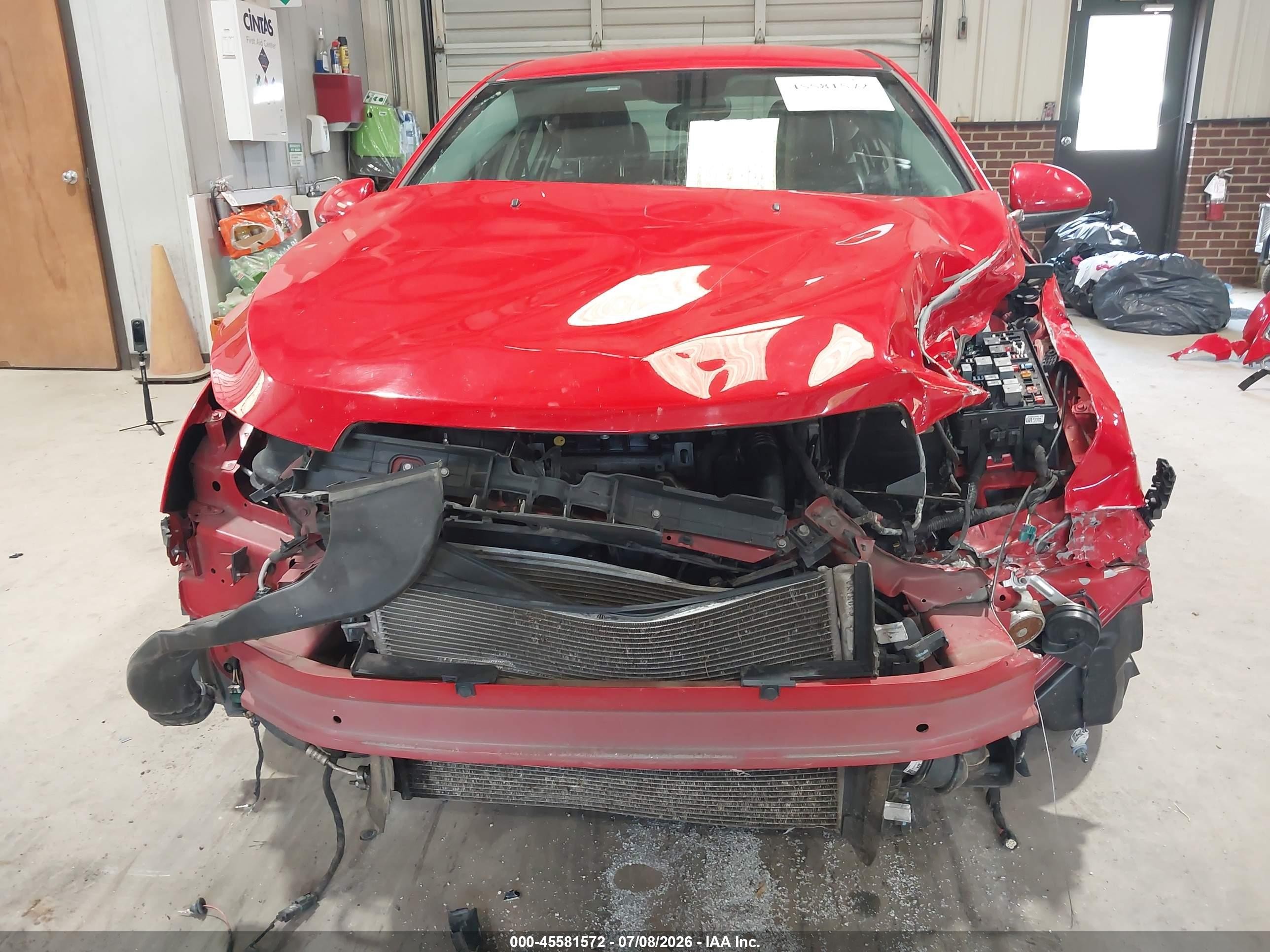 2015 Chevrolet Cruze 2lt Auto Red vin: 1G1PE5SBXF7232092