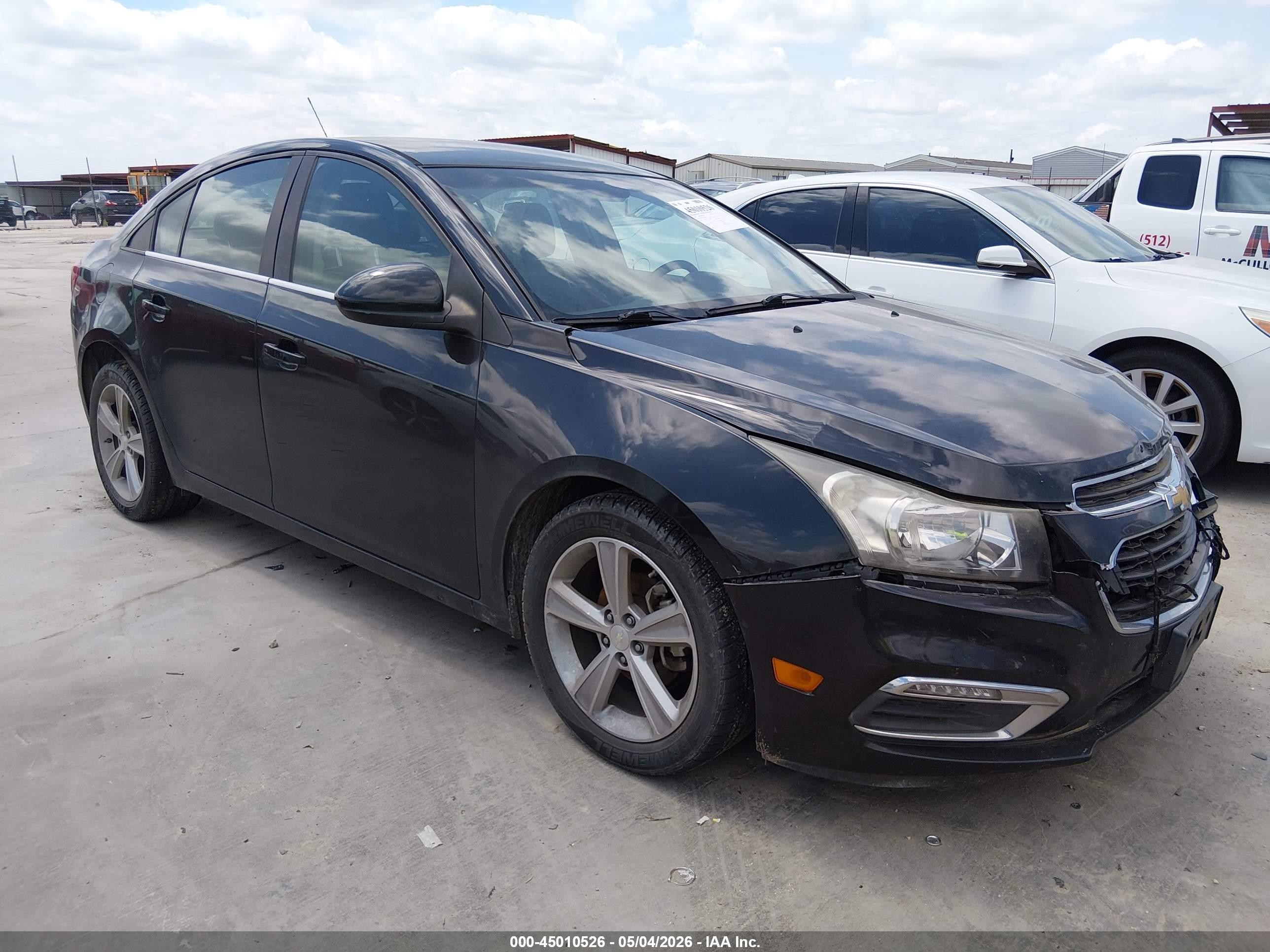 2015 Chevrolet Cruze 2lt Auto Черный vin: 1G1PE5SBXF7267702