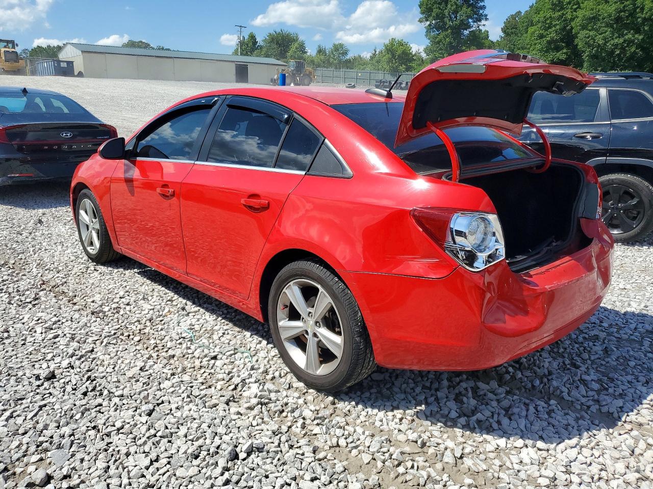 2015 Chevrolet Cruze Lt Red vin: 1G1PE5SBXF7289957