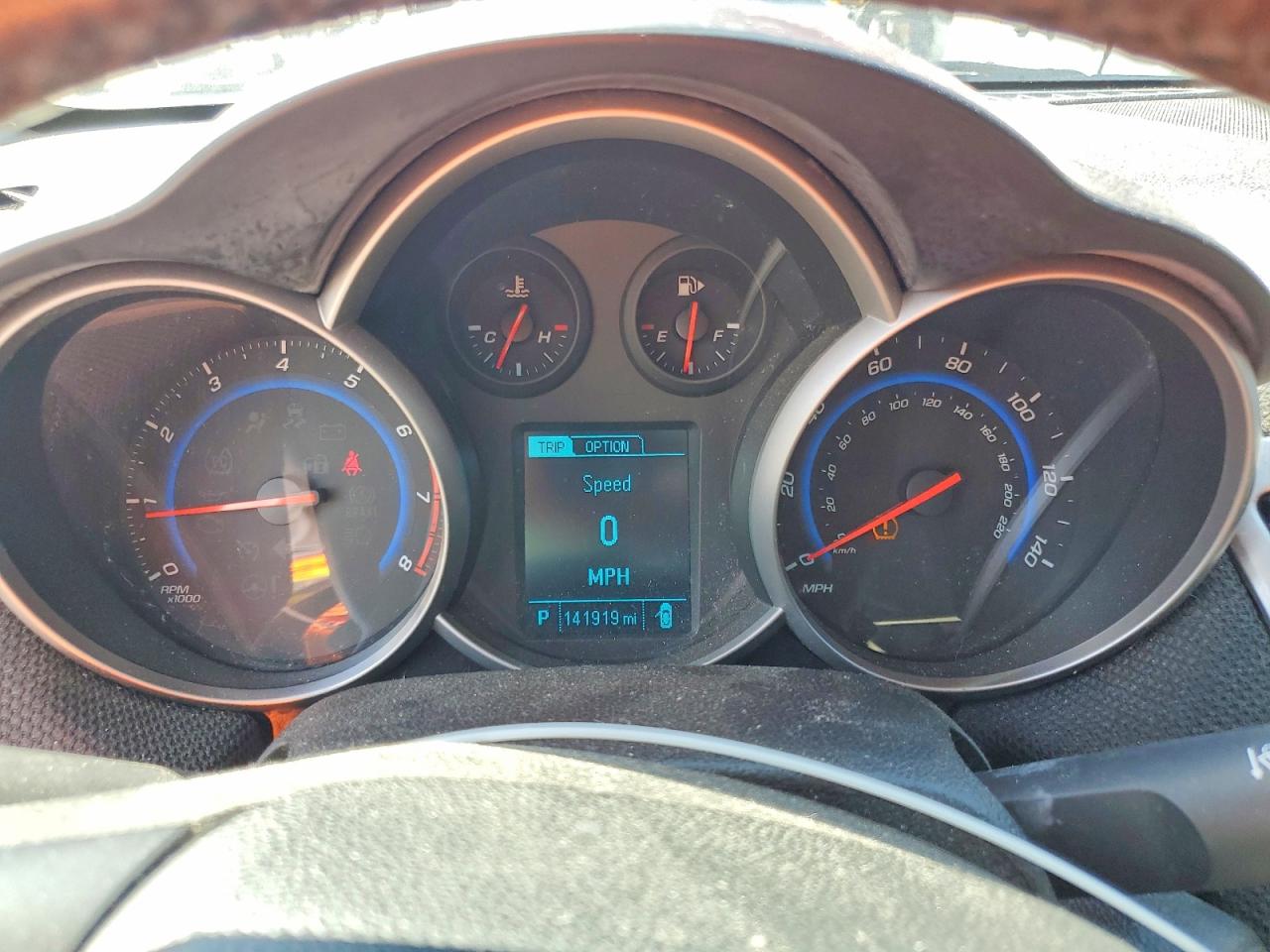 2015 Chevrolet Cruze Lt Red vin: 1G1PE5SBXF7289957