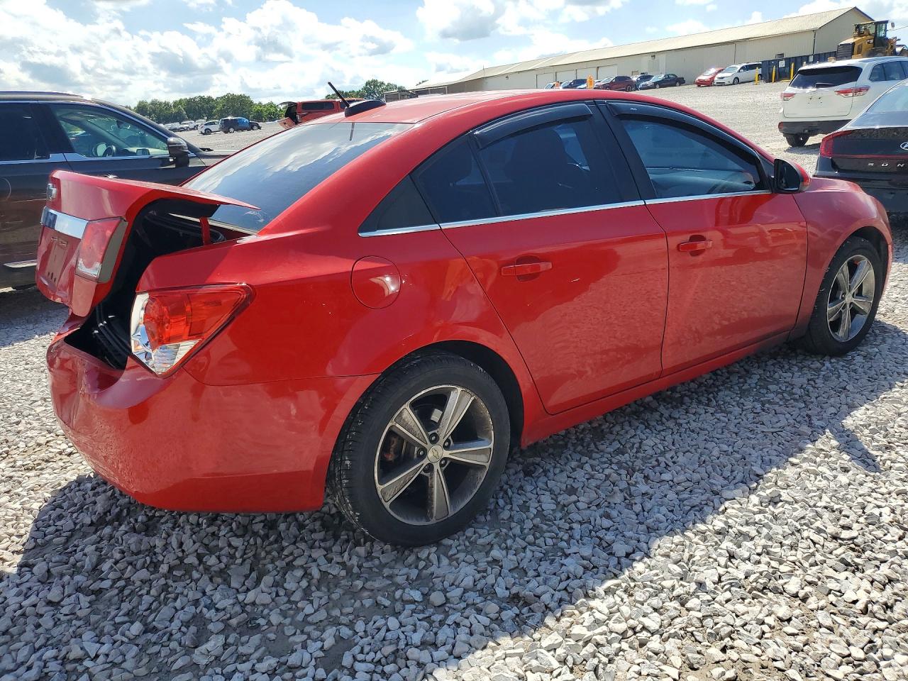 2015 Chevrolet Cruze Lt Red vin: 1G1PE5SBXF7289957