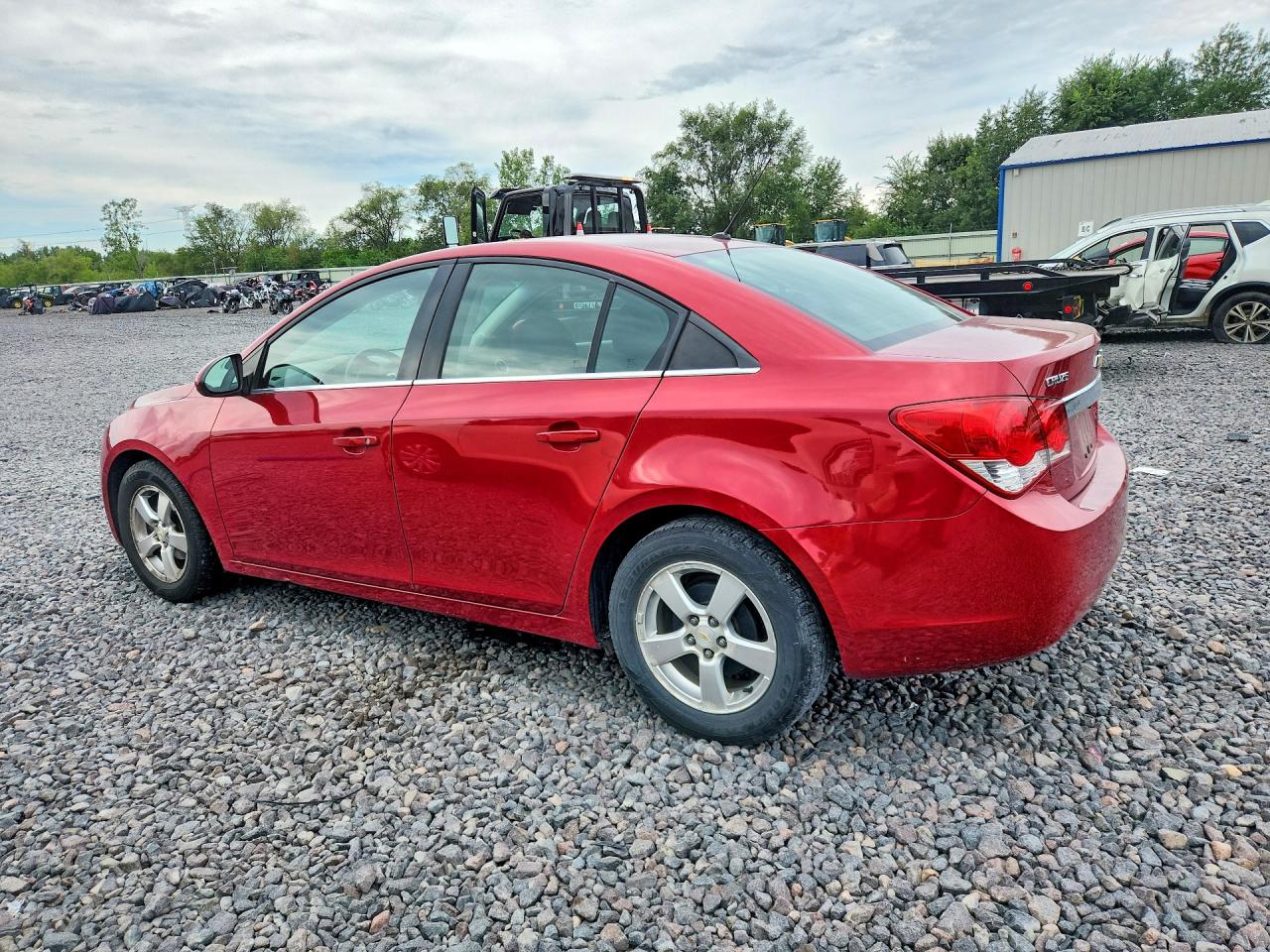 2012 Chevrolet Cruze Lt Burgundy vin: 1G1PE5SC0C7112743