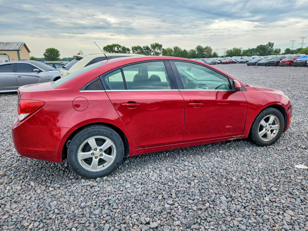 2012 Chevrolet Cruze Lt Burgundy vin: 1G1PE5SC0C7112743