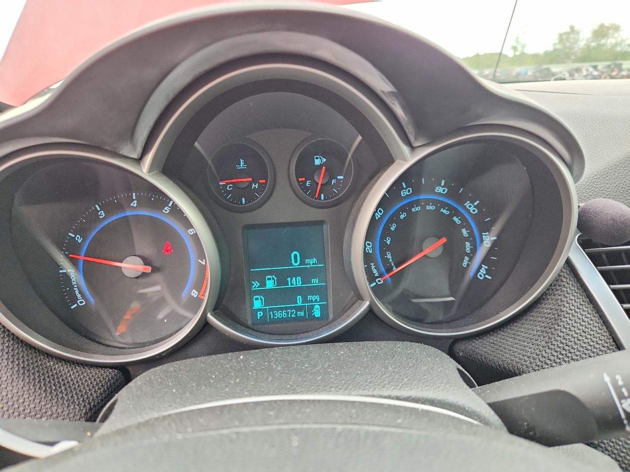 2012 Chevrolet Cruze Lt Burgundy vin: 1G1PE5SC0C7112743