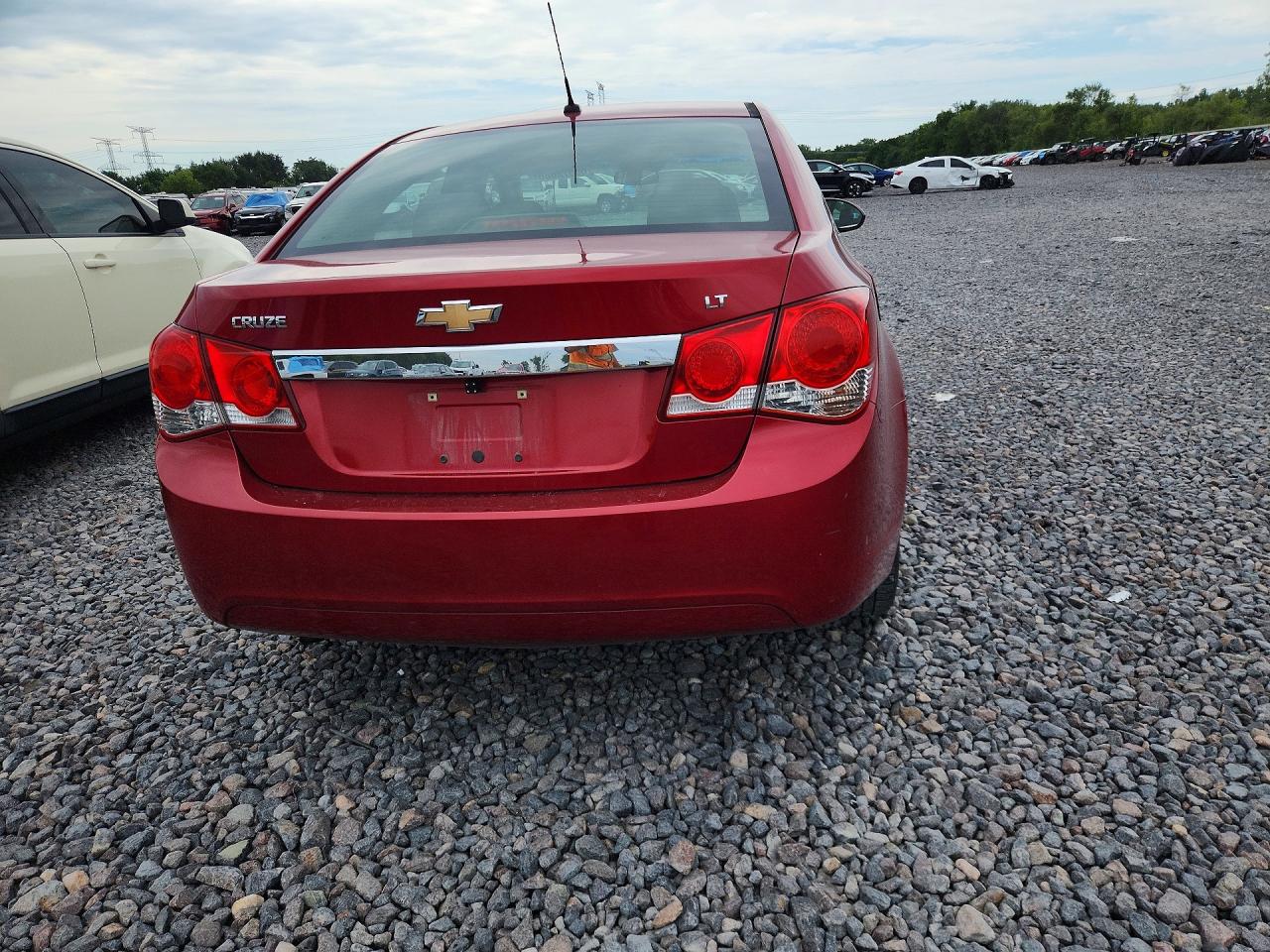 2012 Chevrolet Cruze Lt Burgundy vin: 1G1PE5SC0C7112743
